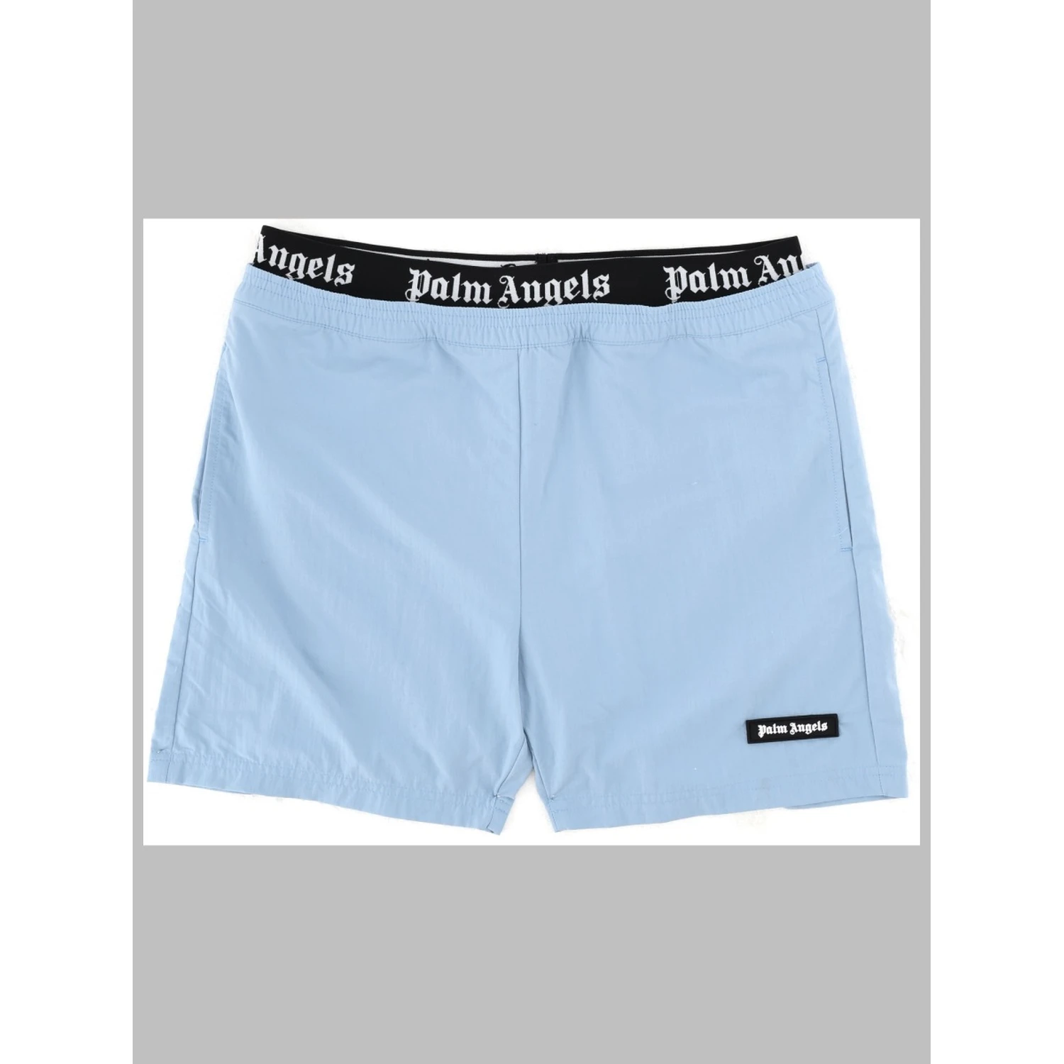 elastic band logo short beachwear boy