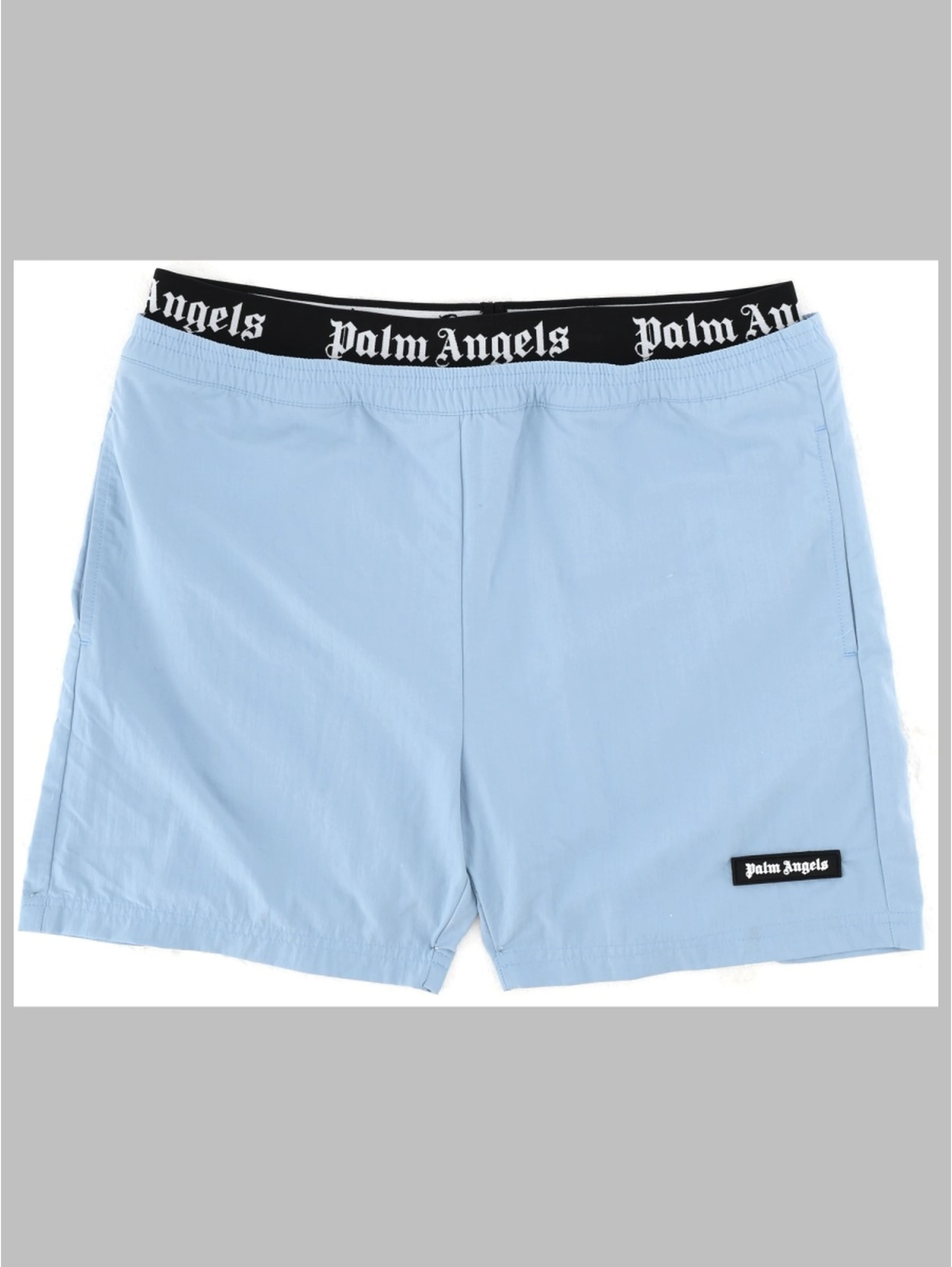 elastic band logo short beachwear boy