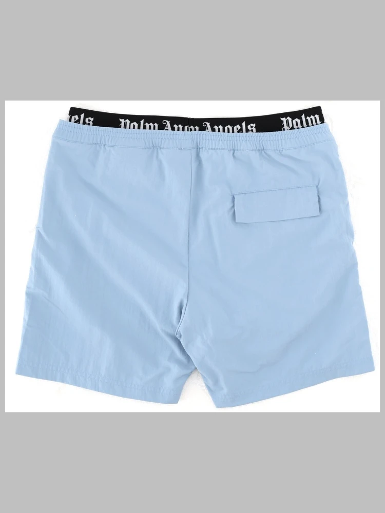 elastic band logo short beachwear boy alternative