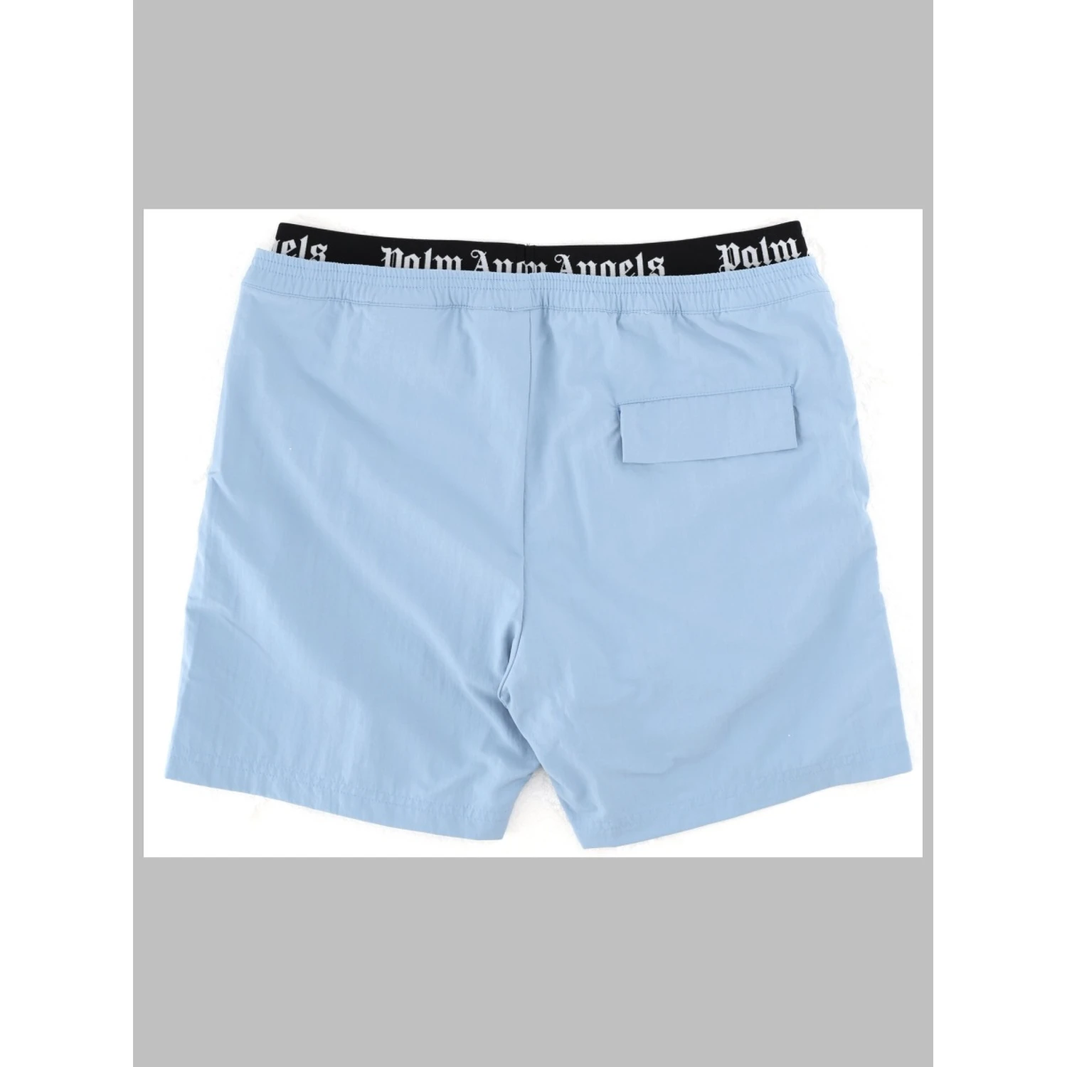 elastic band logo short beachwear boy