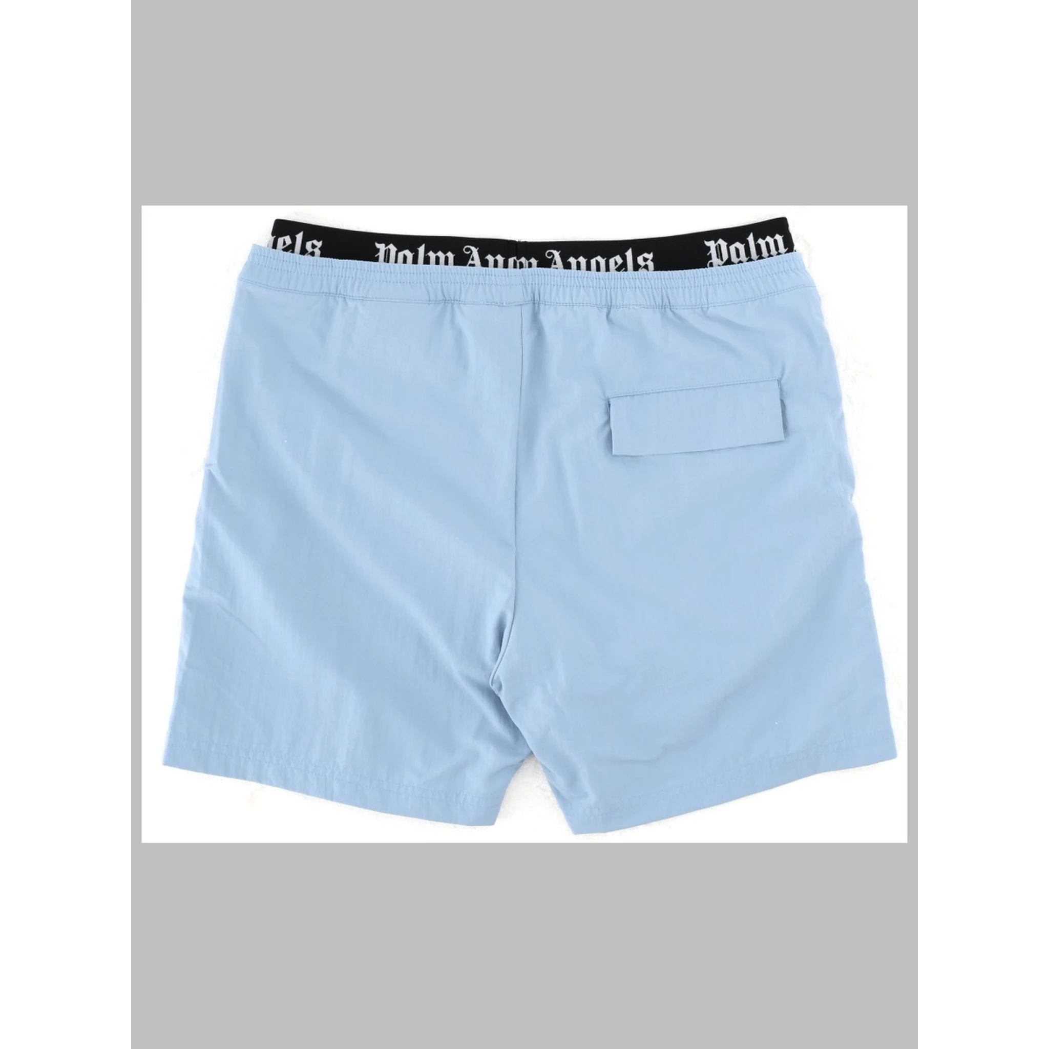 elastic band logo short beachwear boy
