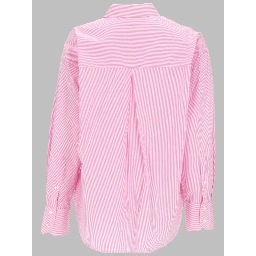 CAMICIA A RIGHE CON RICAMO