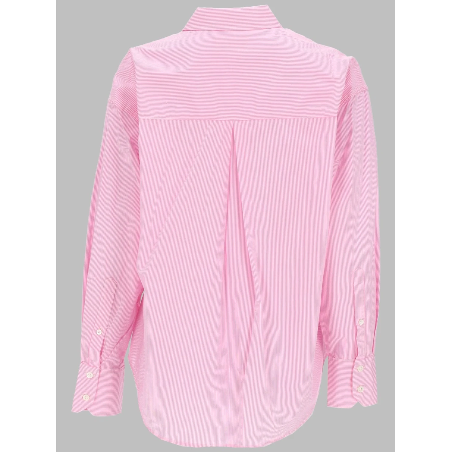 CAMICIA A RIGHE CON RICAMO