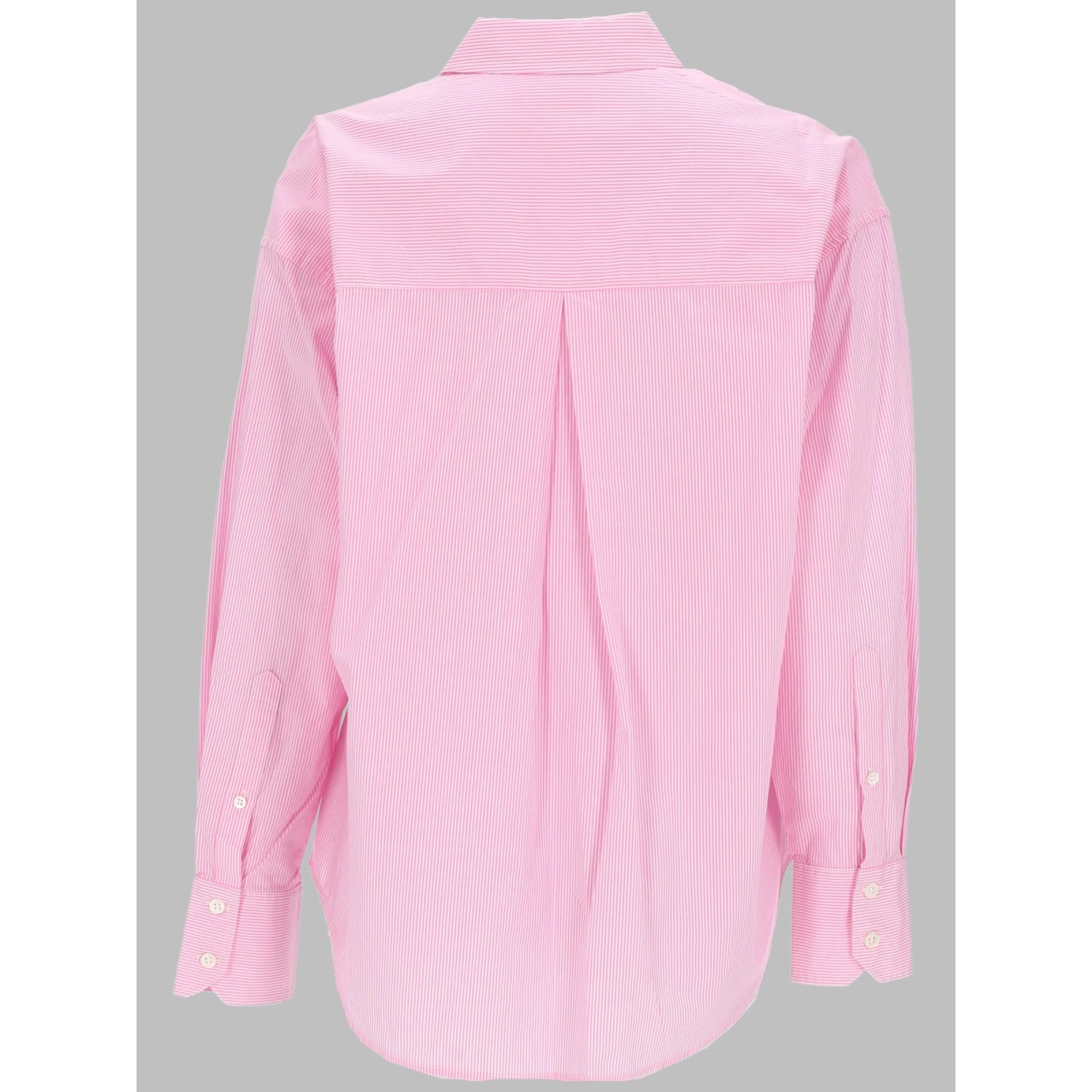 CAMICIA A RIGHE CON RICAMO