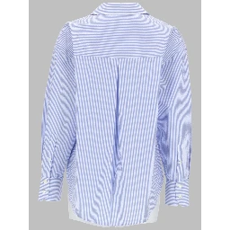 CAMICIA A RIGHE CON RICAMO