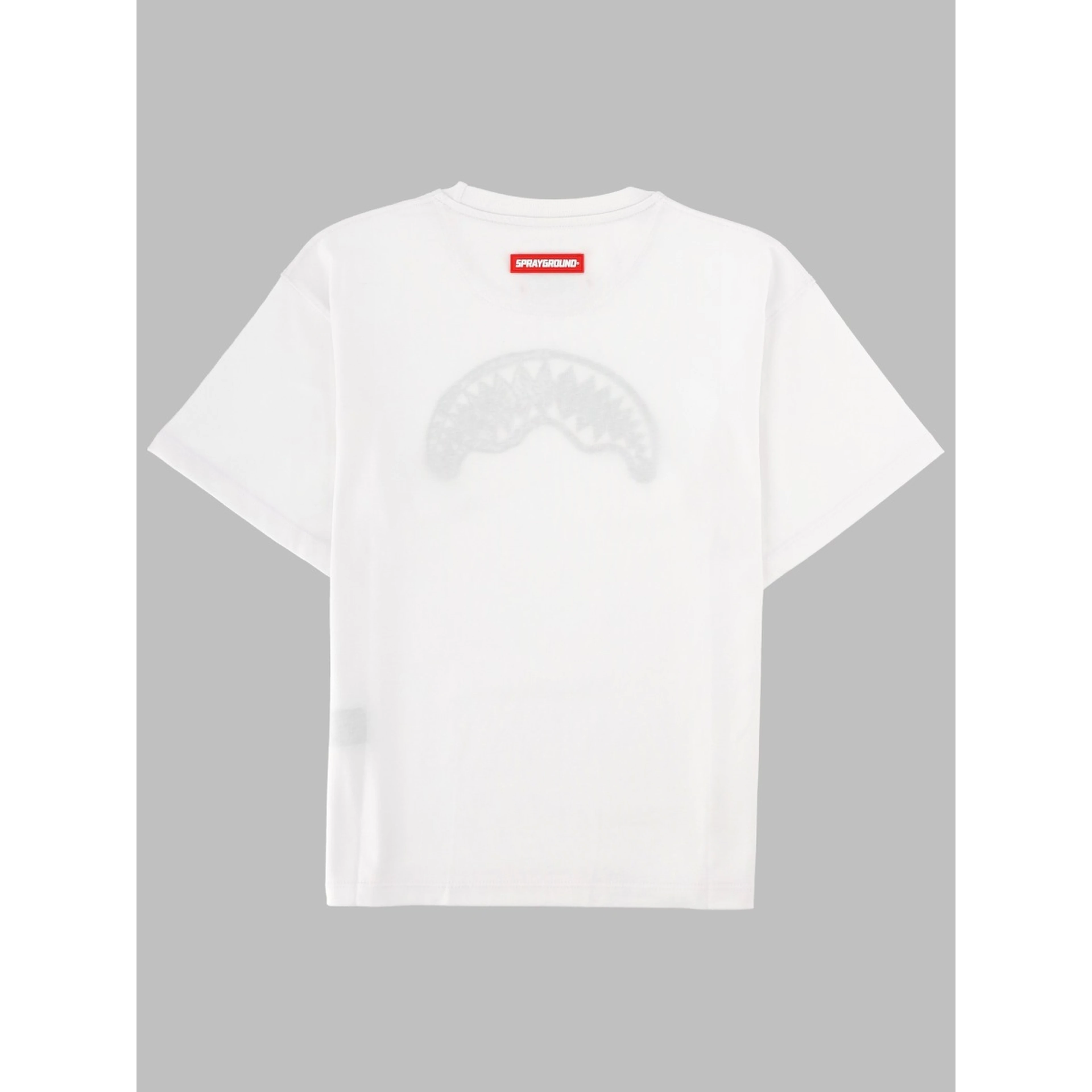 sketch shark white over t-shirt