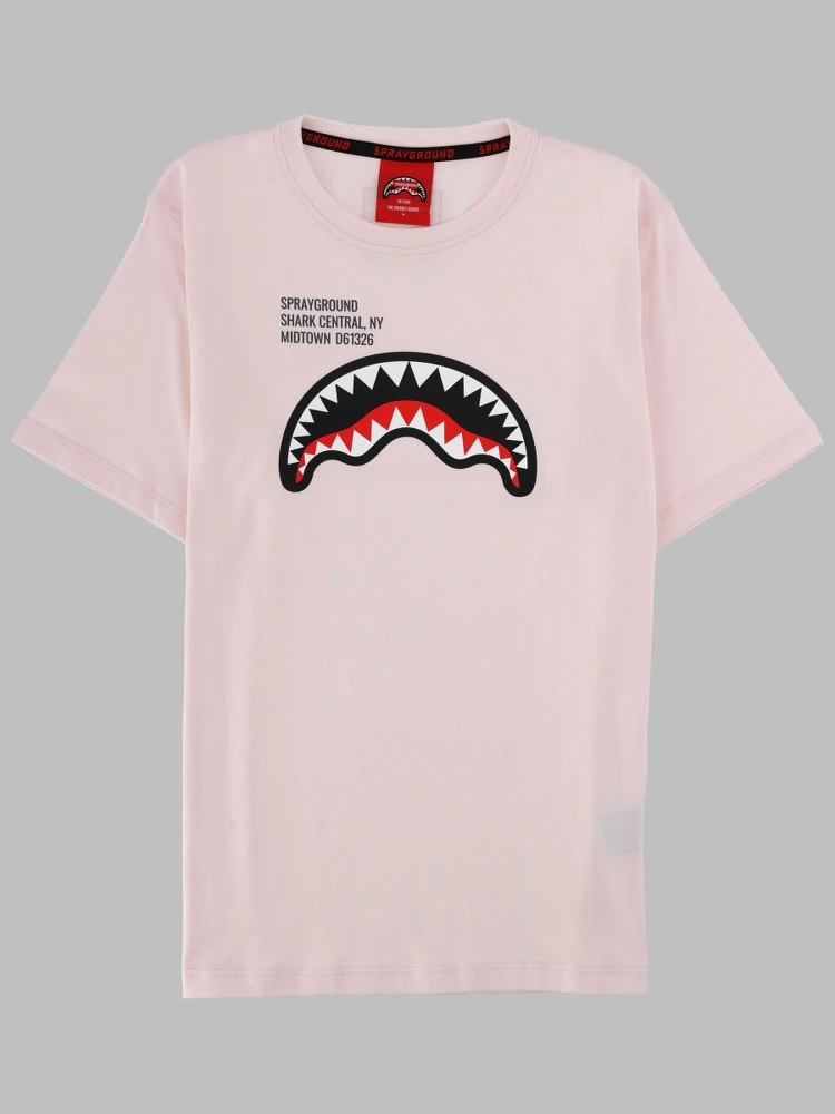 shark basic reg t-shirt light pink