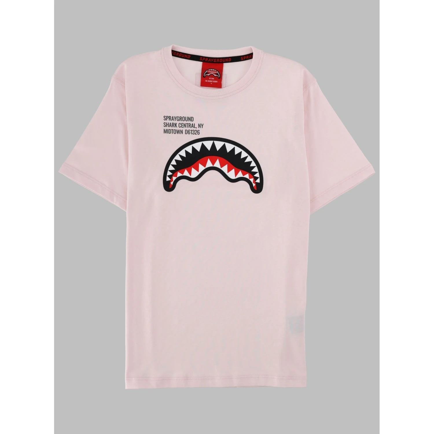 shark basic reg t-shirt light pink