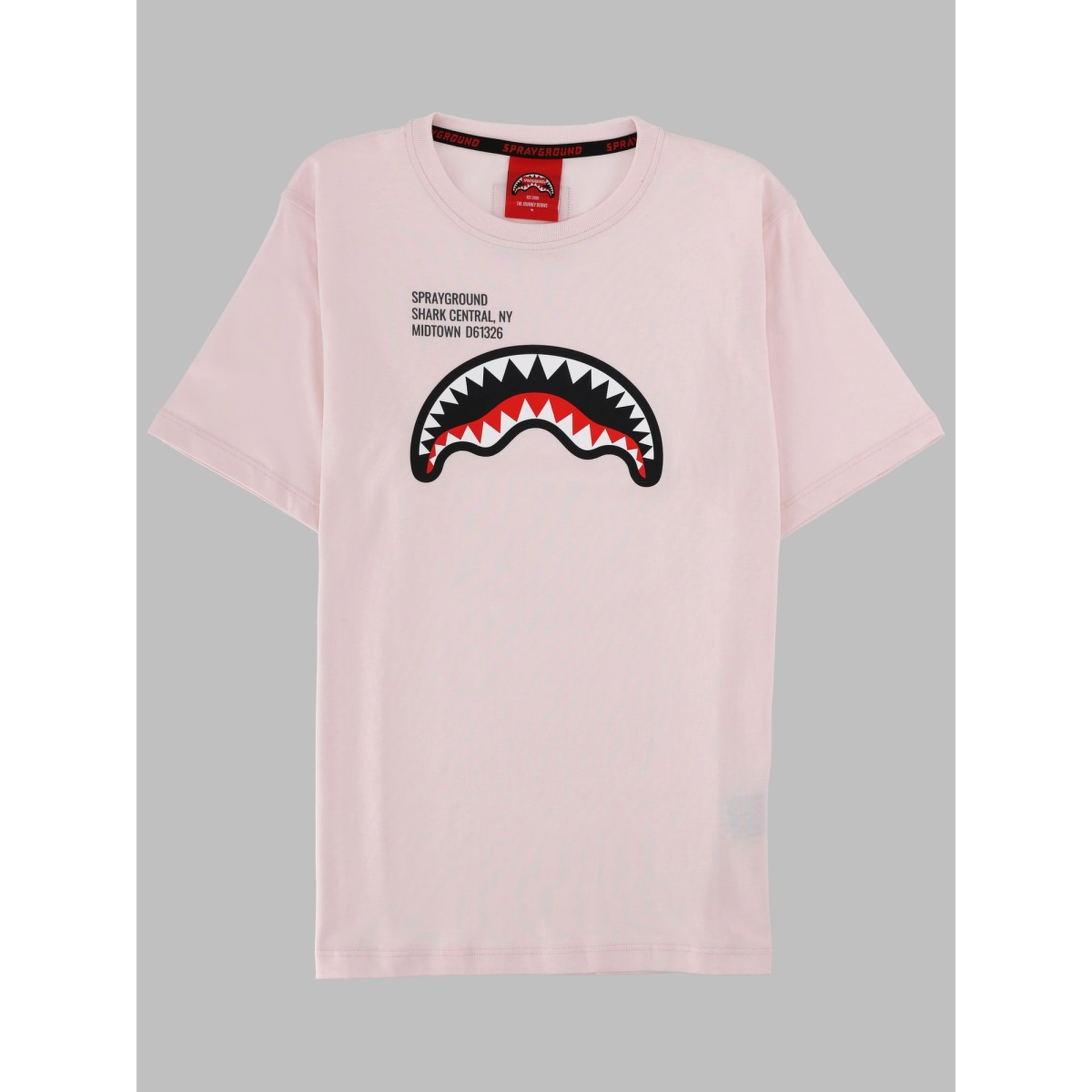 shark basic reg t-shirt light pink