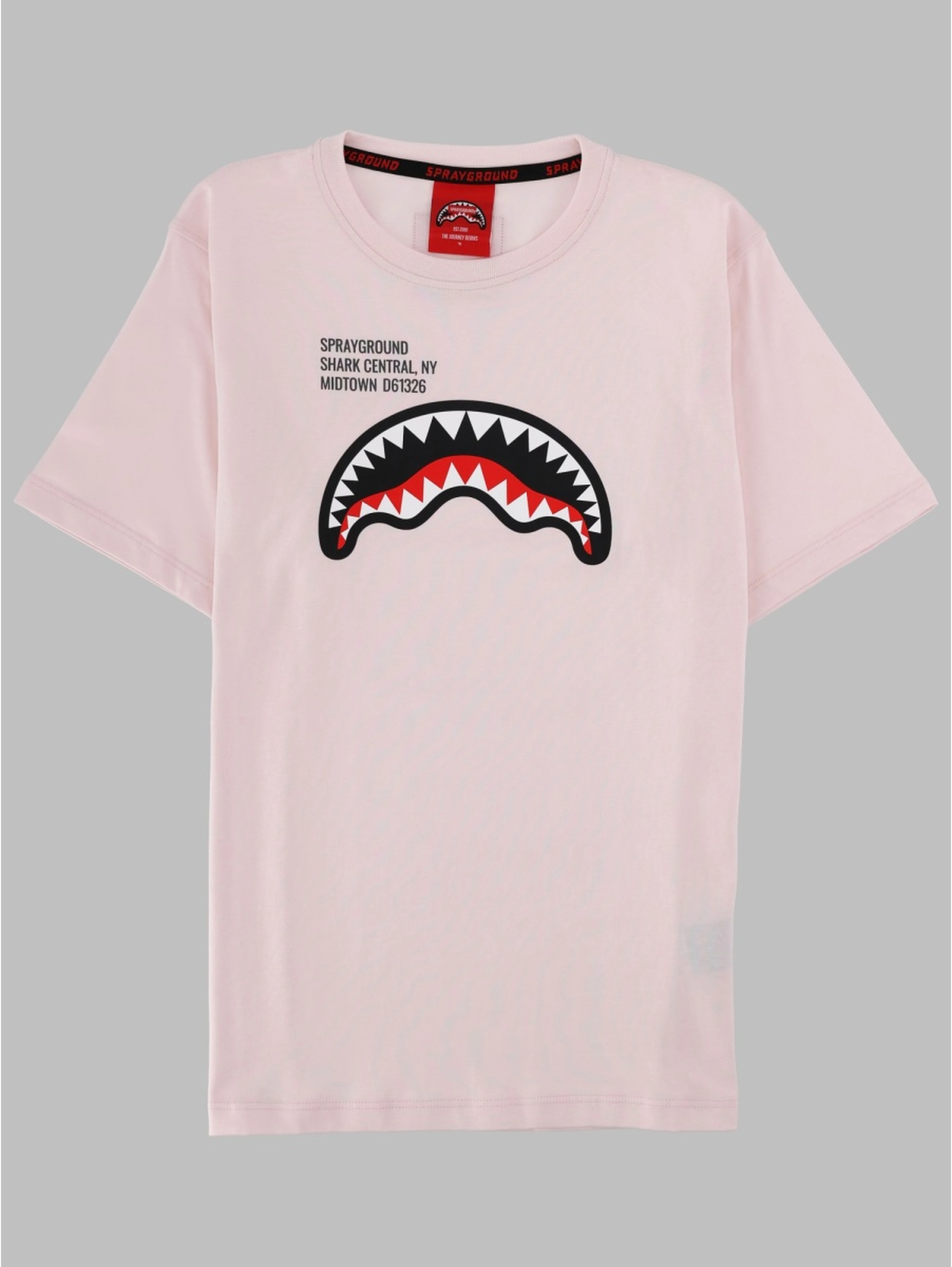 shark basic reg t-shirt light pink