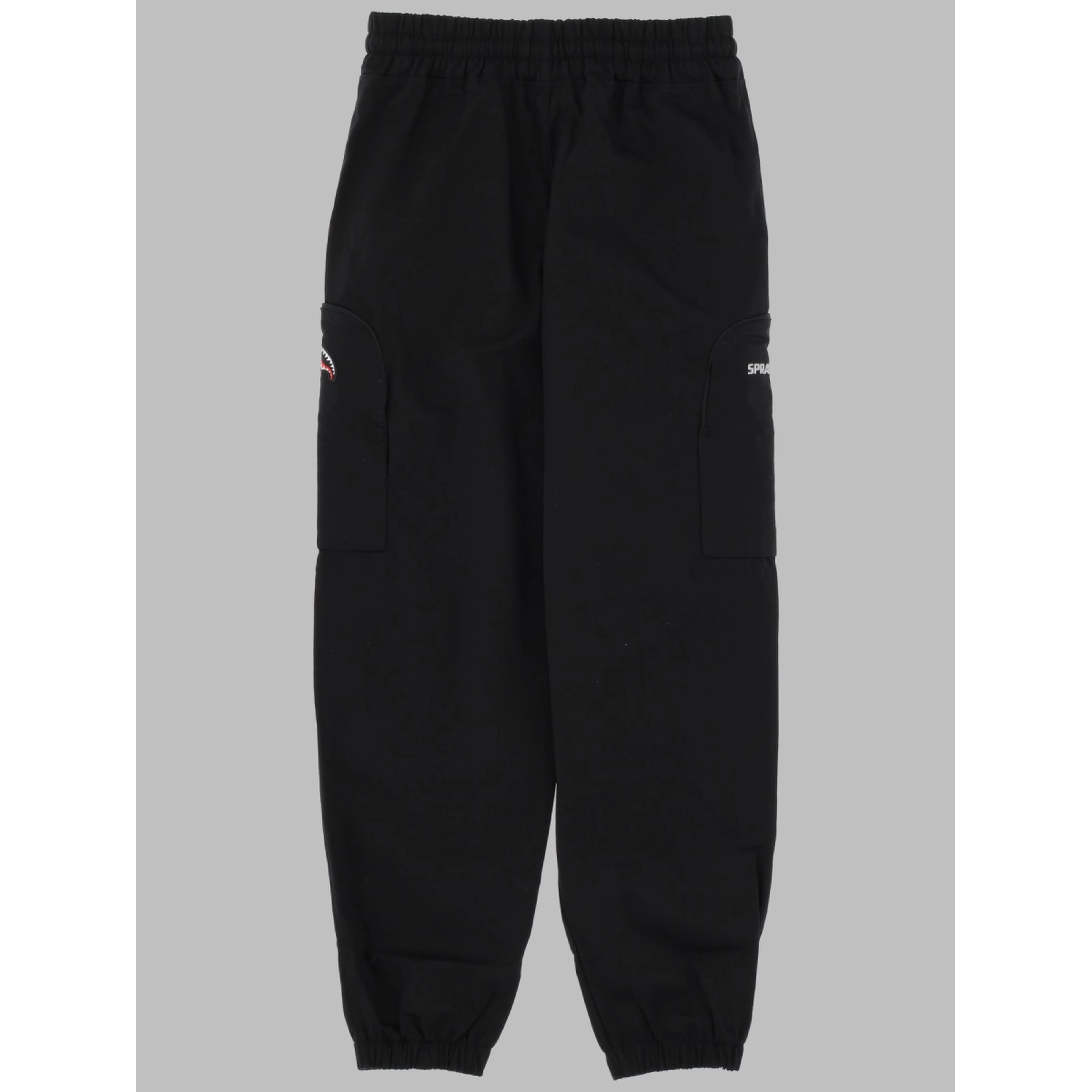 bear in the pocket cotton black
pants