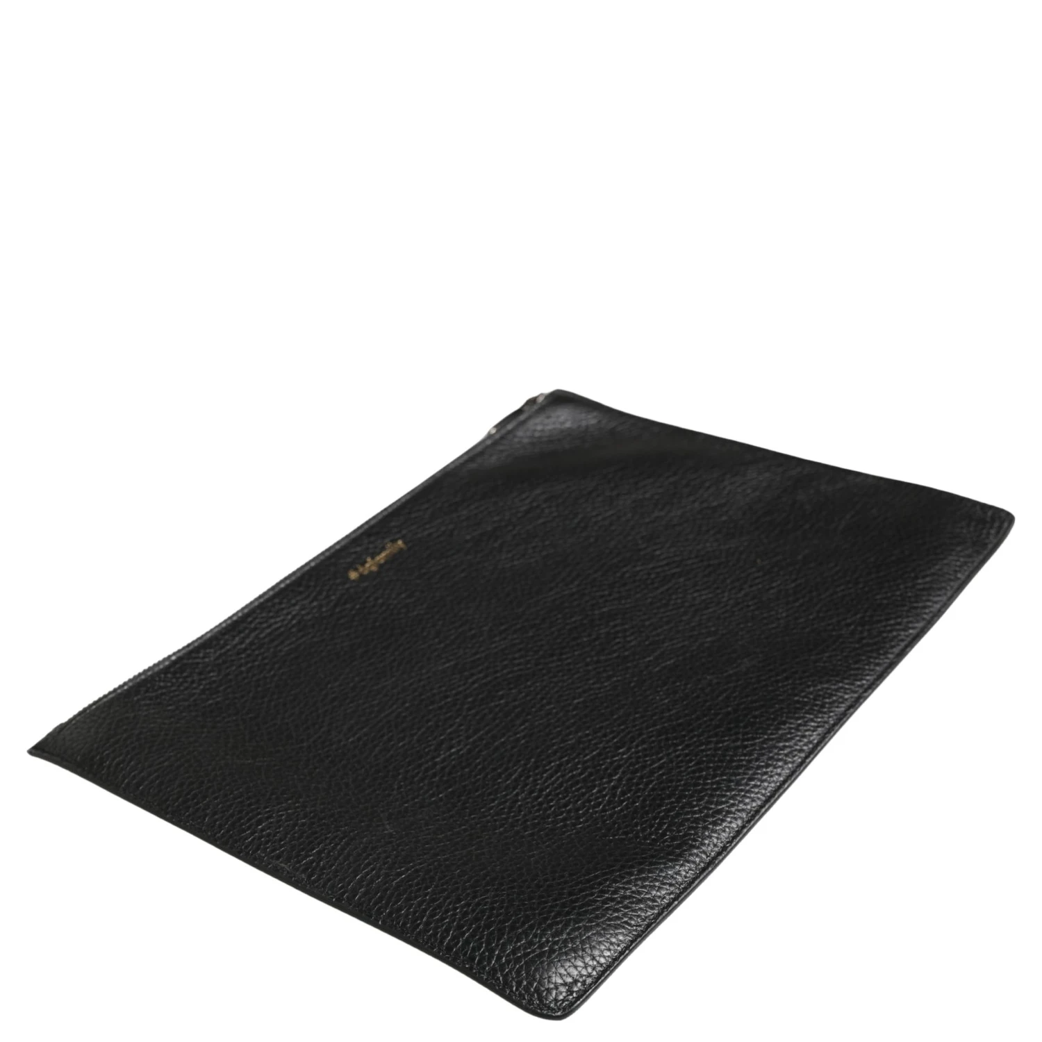 Black #DGFamily Embellished Leather Clutch Borse Bag