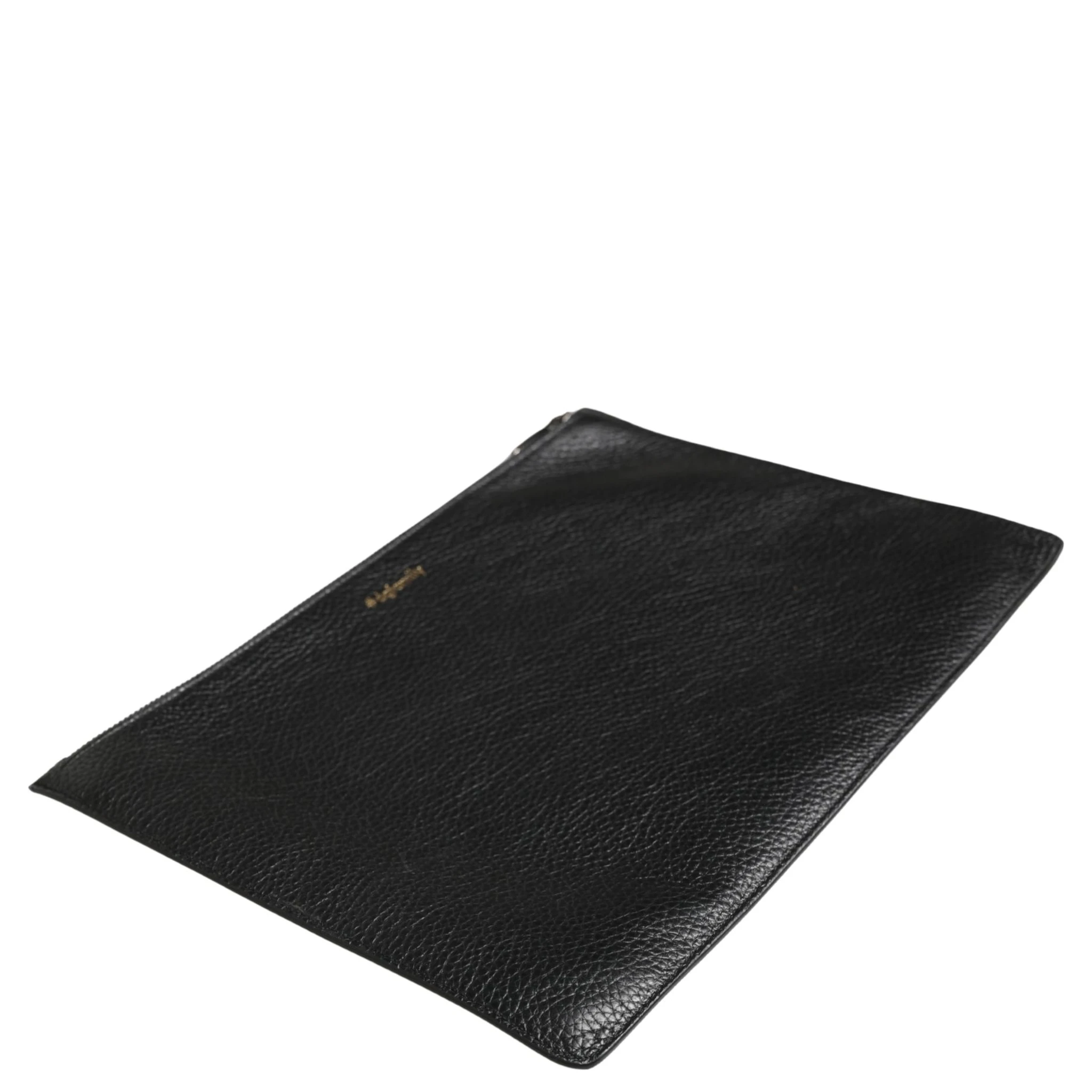 Black #DGFamily Embellished Leather Clutch Borse Bag