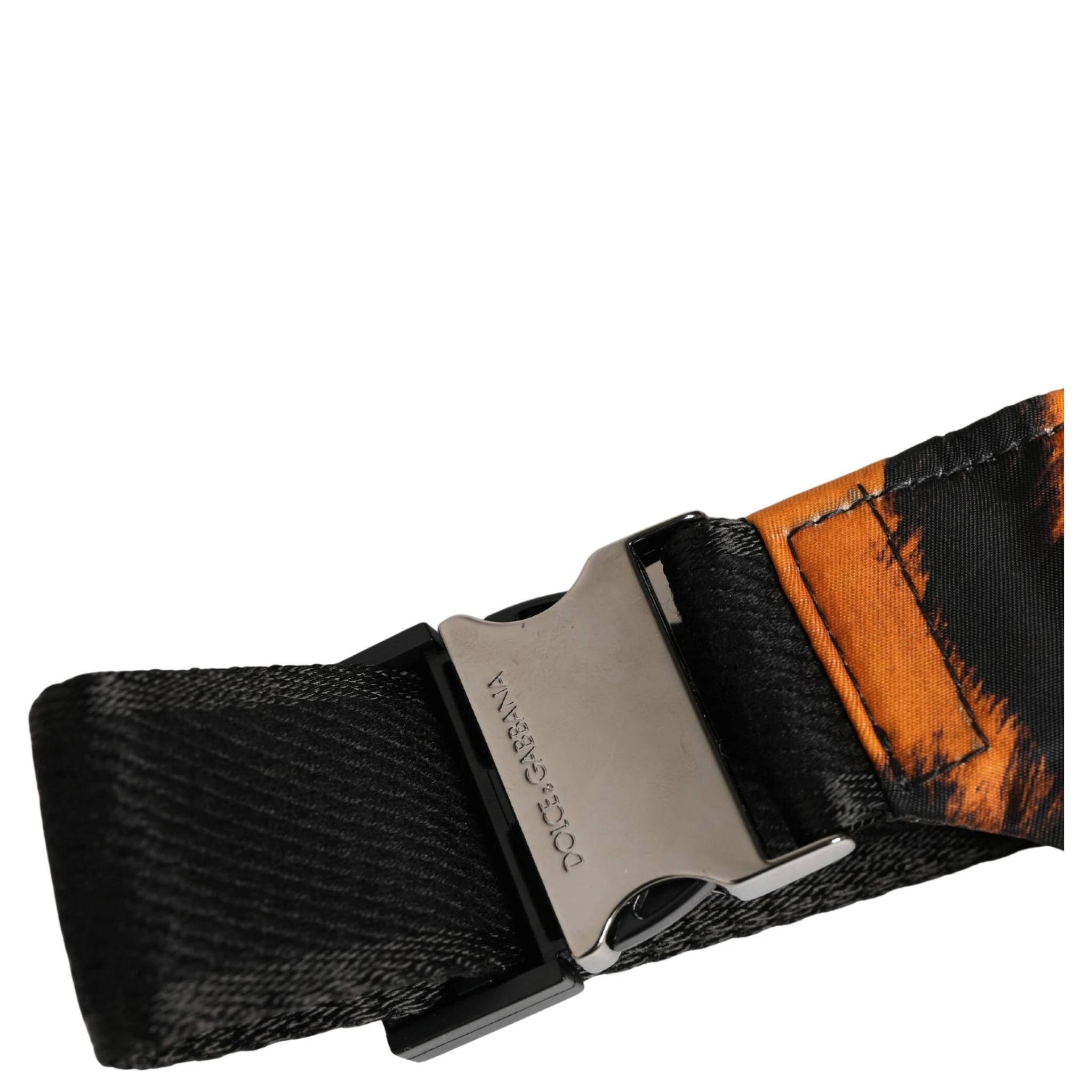 Brown Tiger Print Nylon Fanny Waist Pack Borse Men Bag