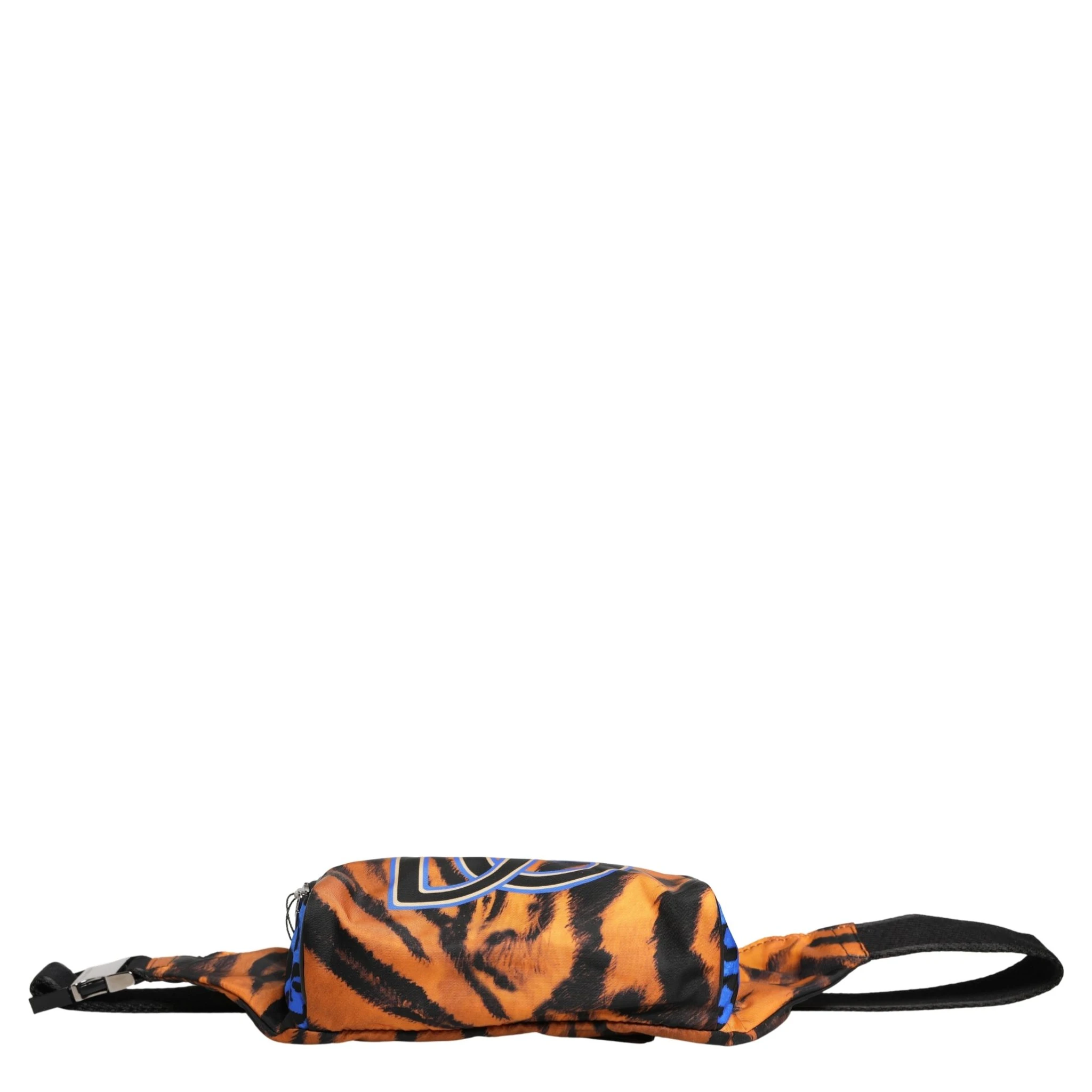 Brown Tiger Print Nylon Fanny Waist Pack Borse Men Bag