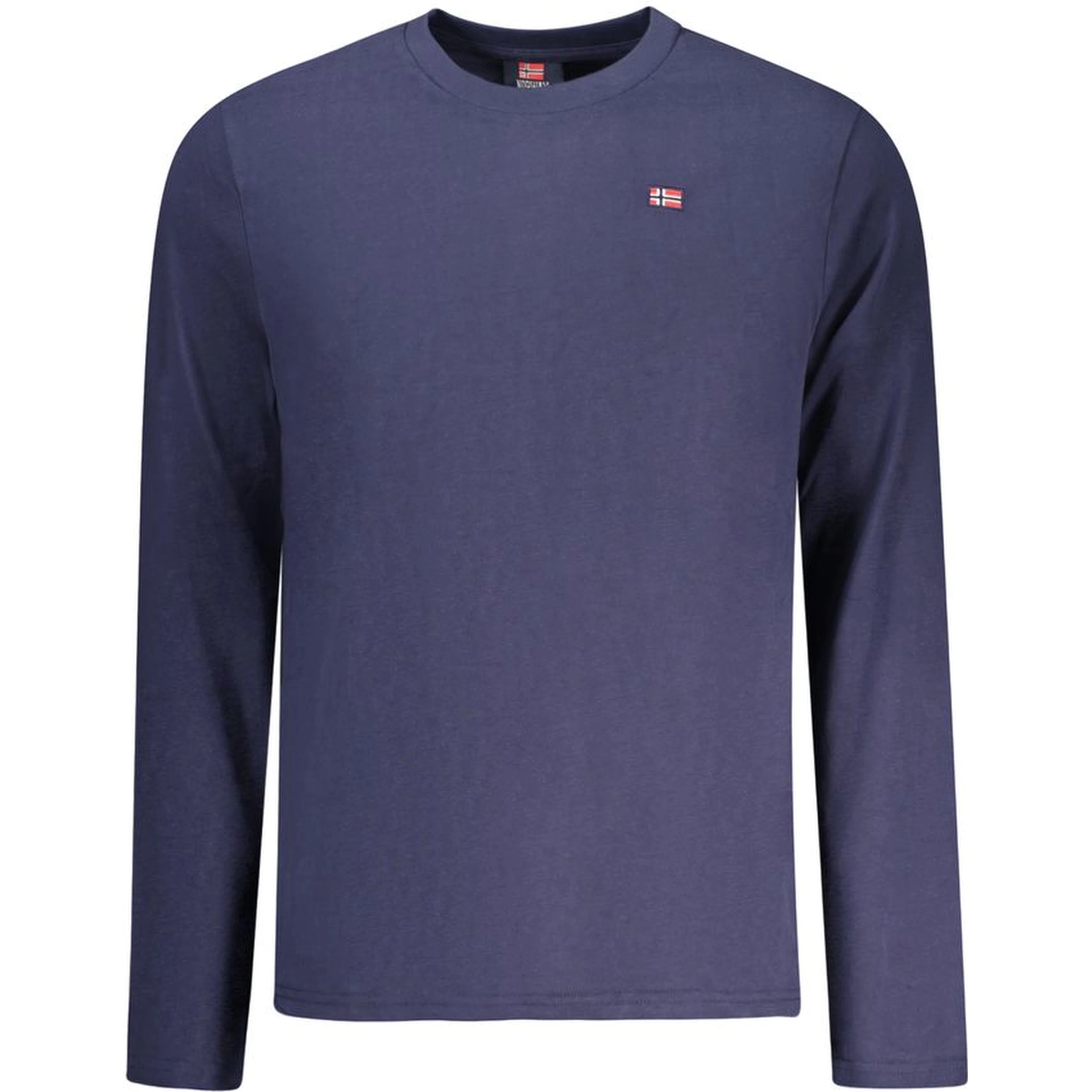 Blue Cotton Men T-Shirt