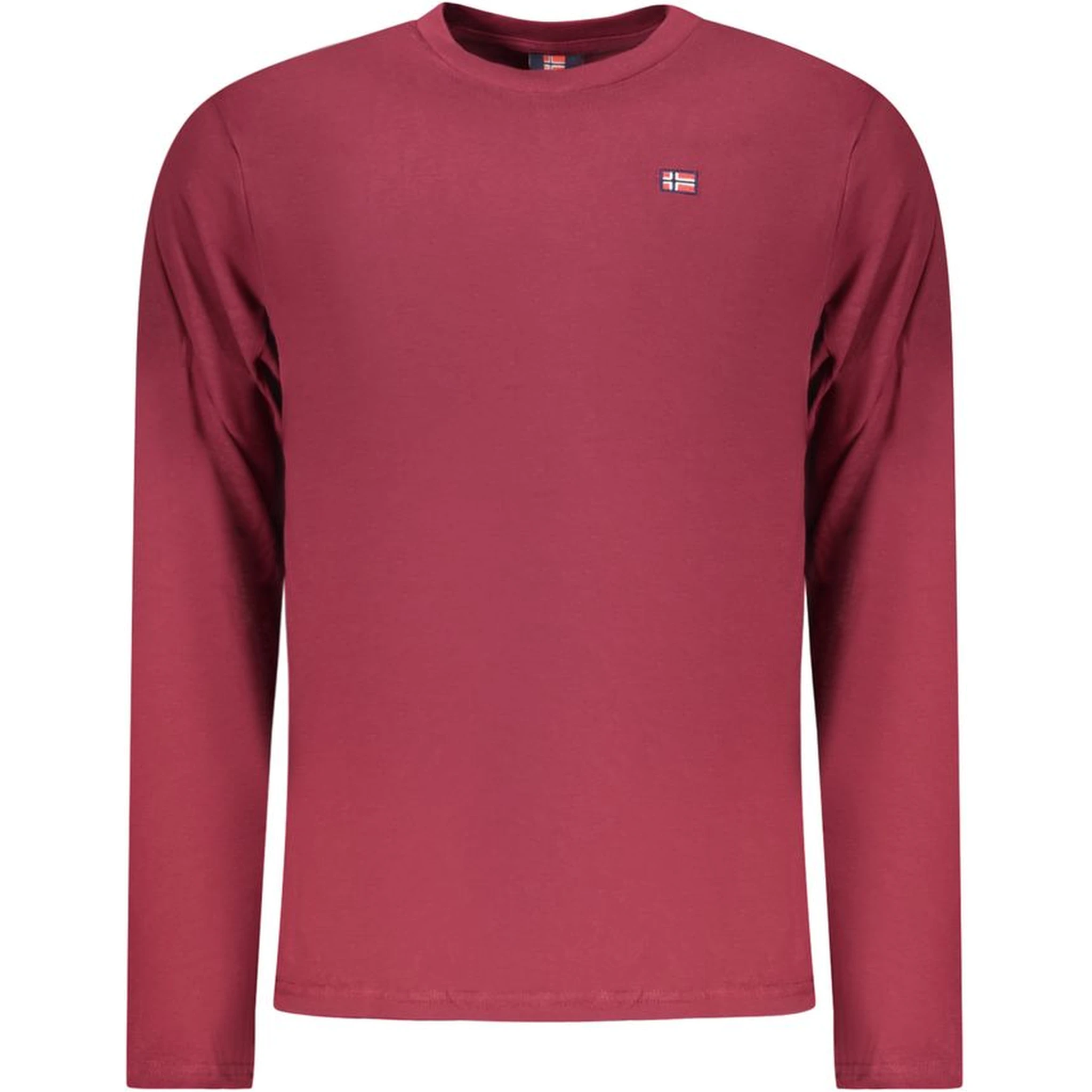 Red Cotton Men T-Shirt