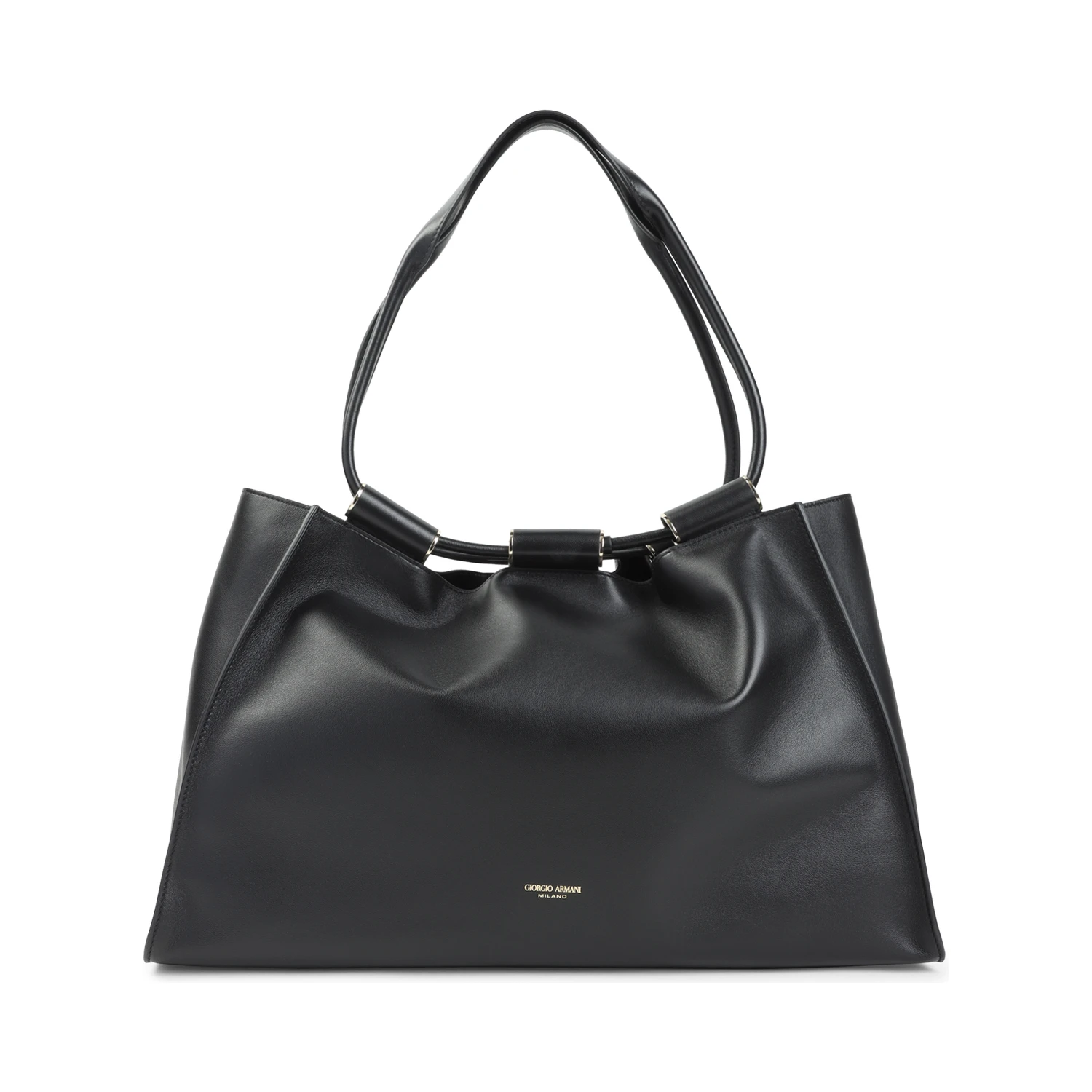 Giorgio Armani Leather Shopping Bag