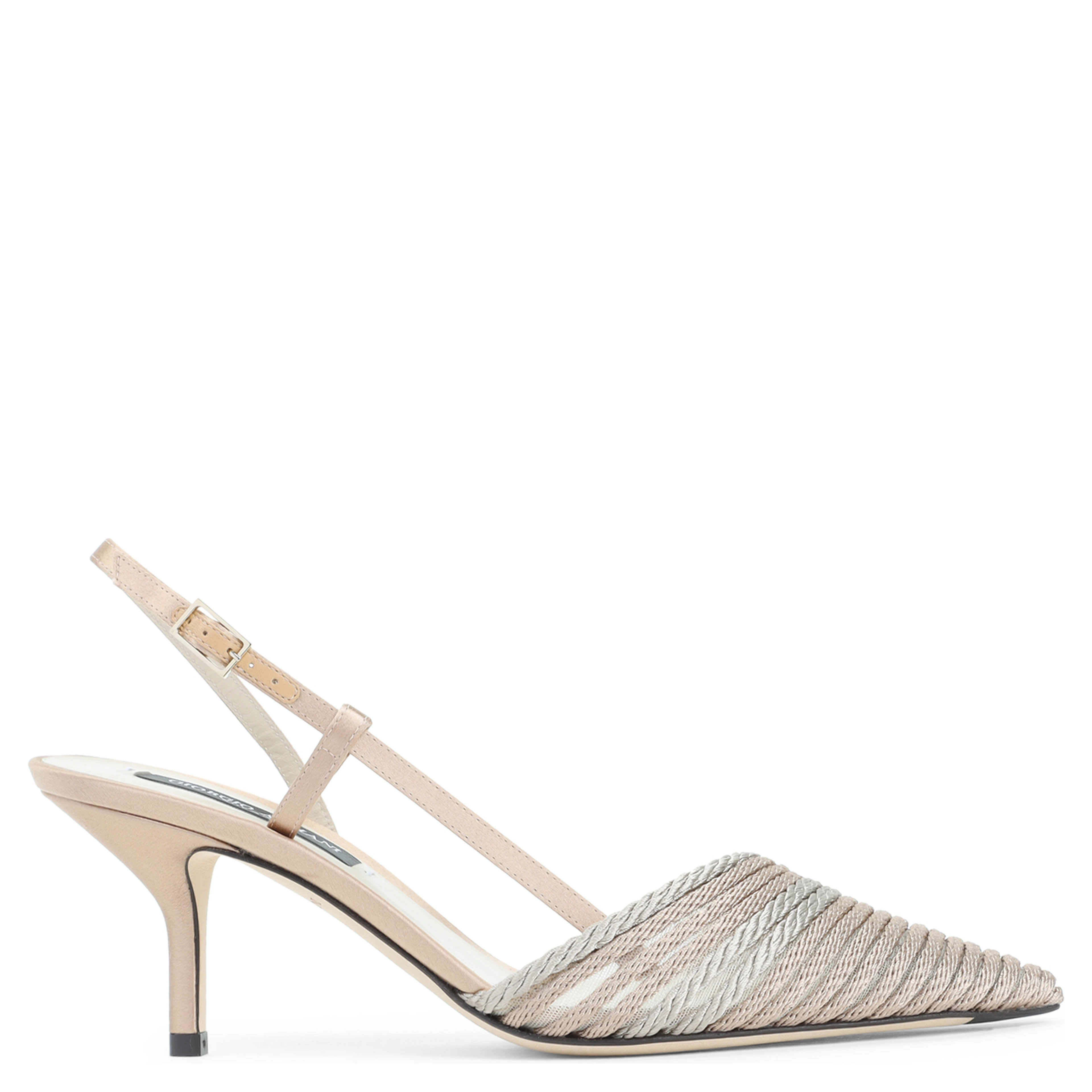 Giorgio Armani Satin Slingback