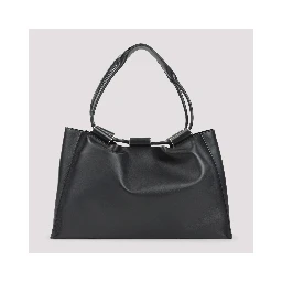 Giorgio Armani Leather Shopping Bag