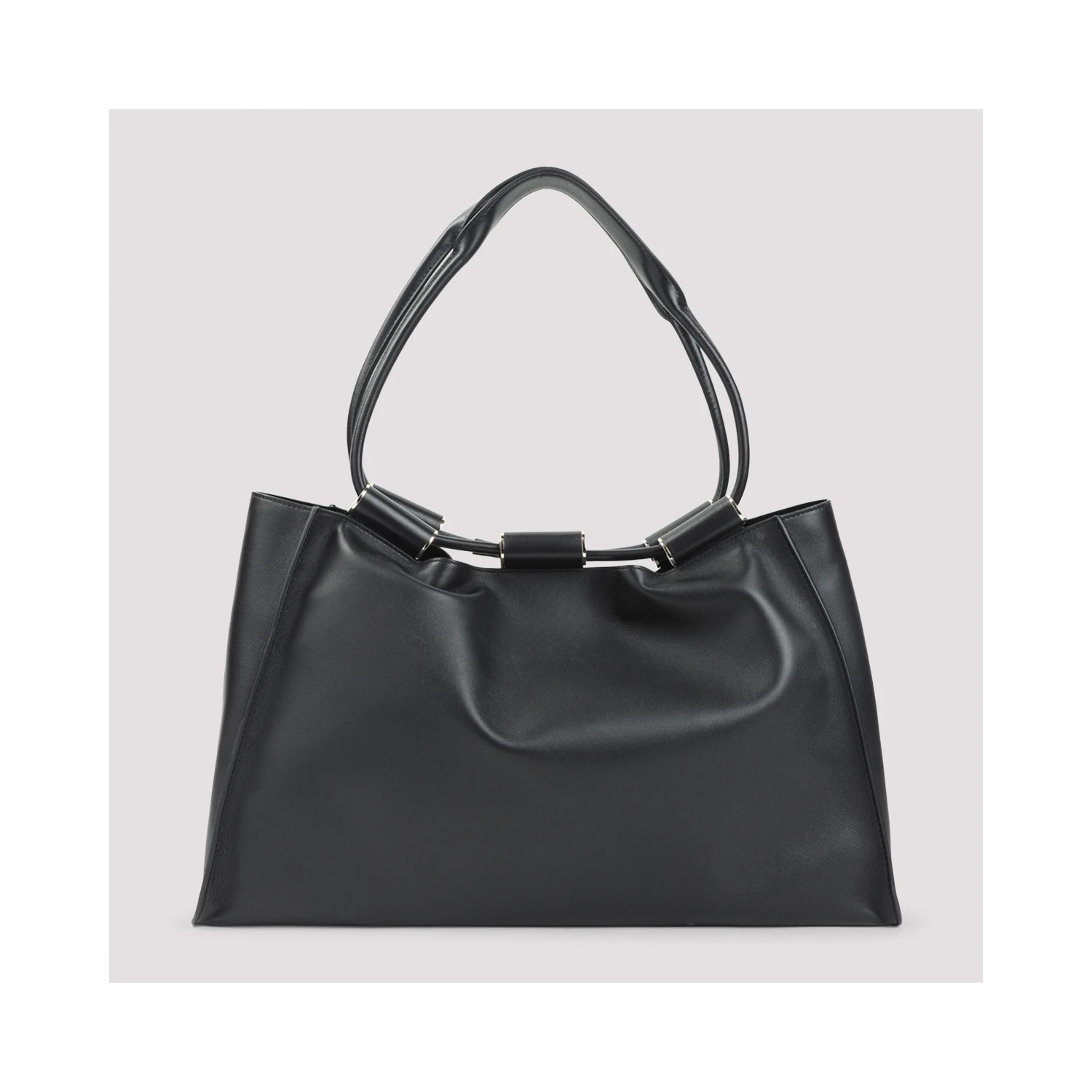 Giorgio Armani Leather Shopping Bag