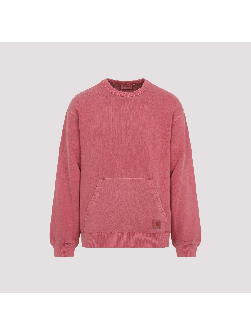 Carhartt Wip Torion Red Cotton Sweatshirt