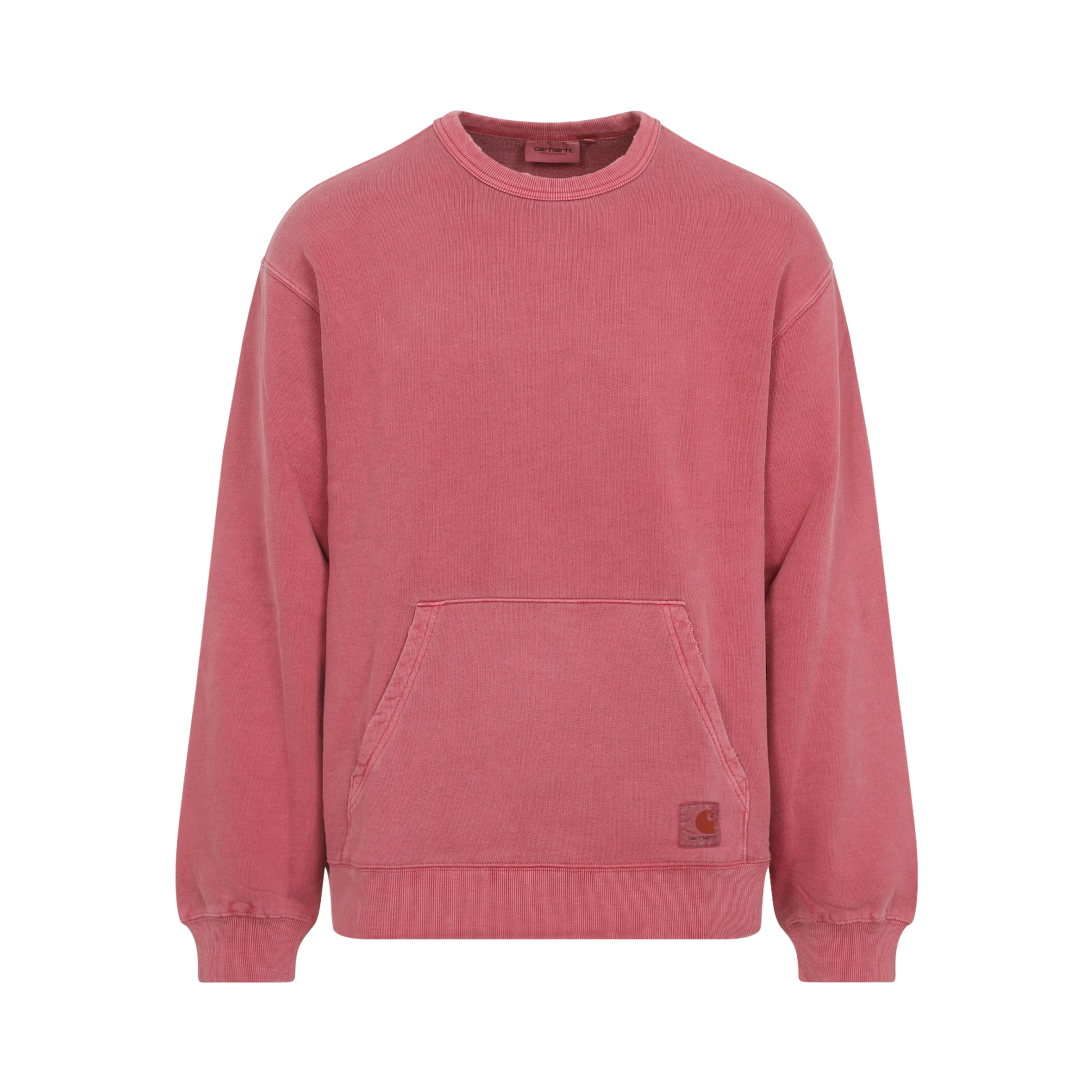 Carhartt Wip Torion Red Cotton Sweatshirt