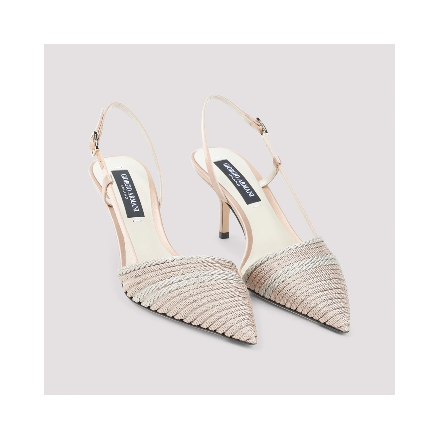 Giorgio Armani Satin Slingback
