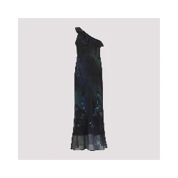 Giorgio Armani One-Shoulder Long Dress