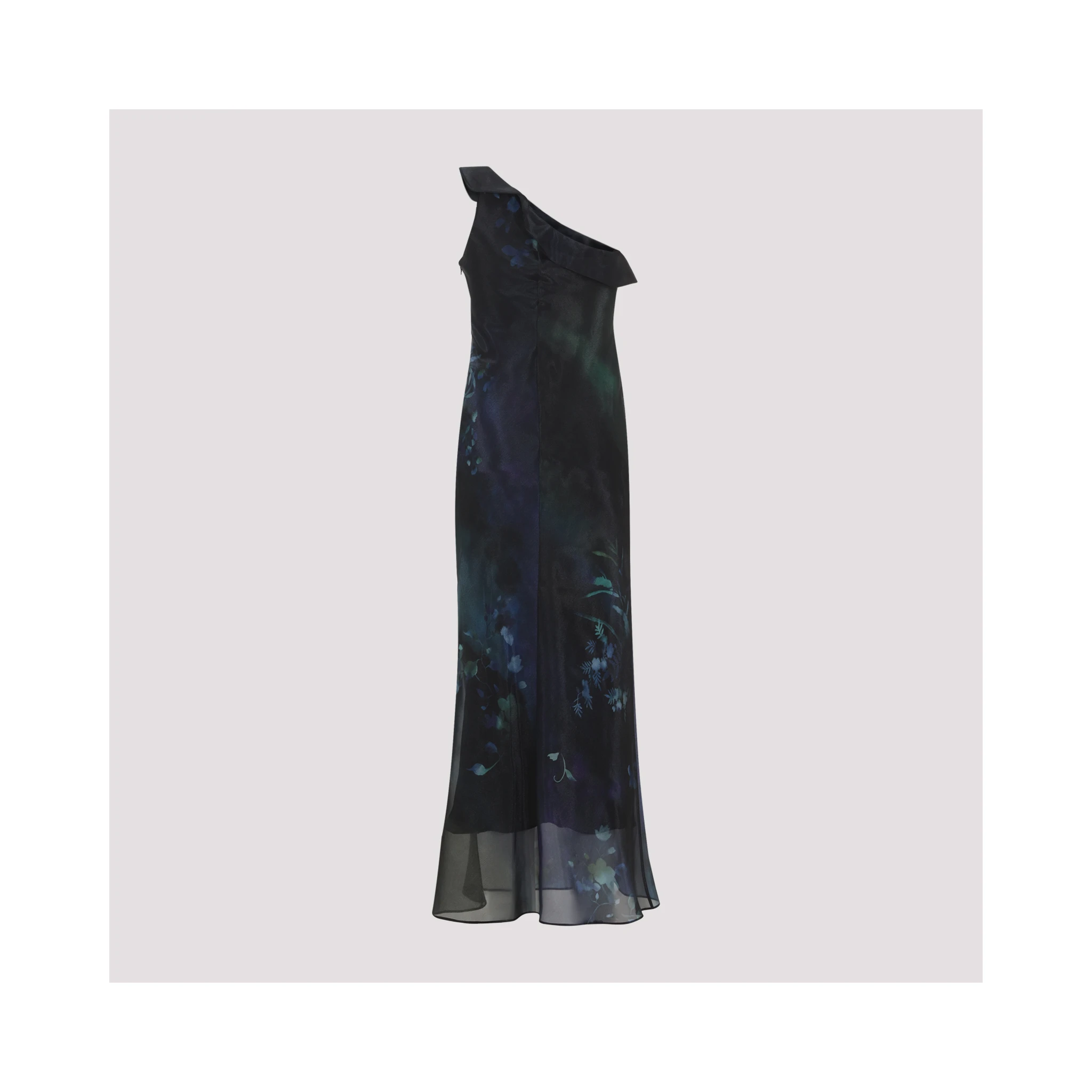 Giorgio Armani One-Shoulder Long Dress