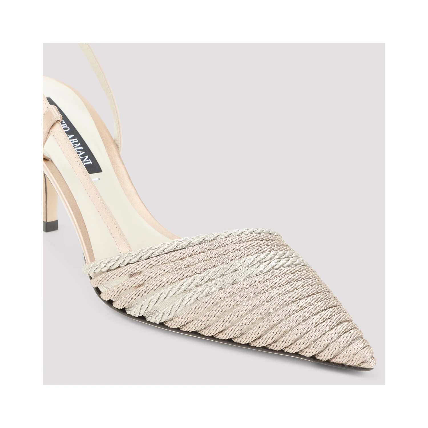 Giorgio Armani Satin Slingback