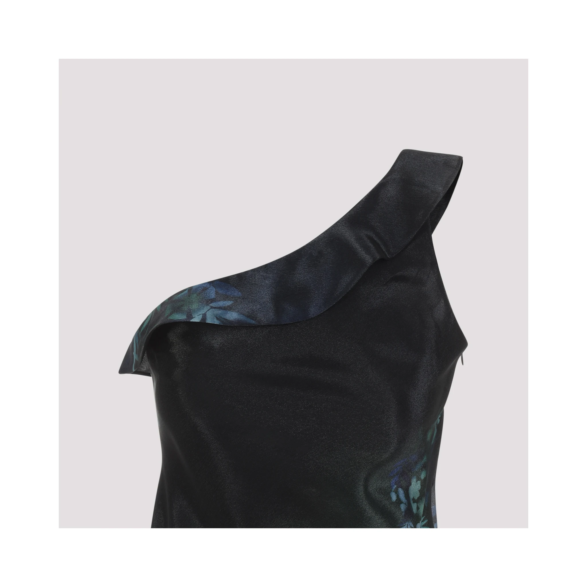 Giorgio Armani One-Shoulder Long Dress