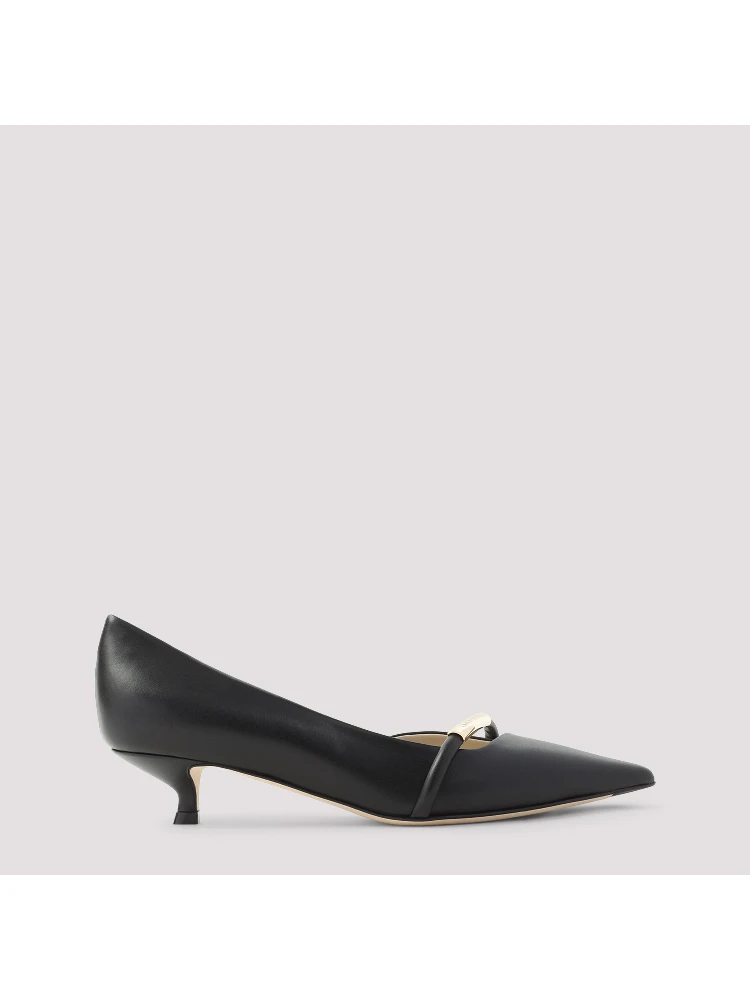 Giorgio Armani Leather Court Decollete