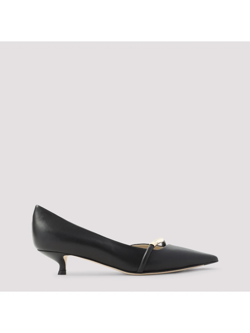 Giorgio Armani Leather Court Decollete