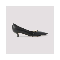 Giorgio Armani Leather Court Decollete