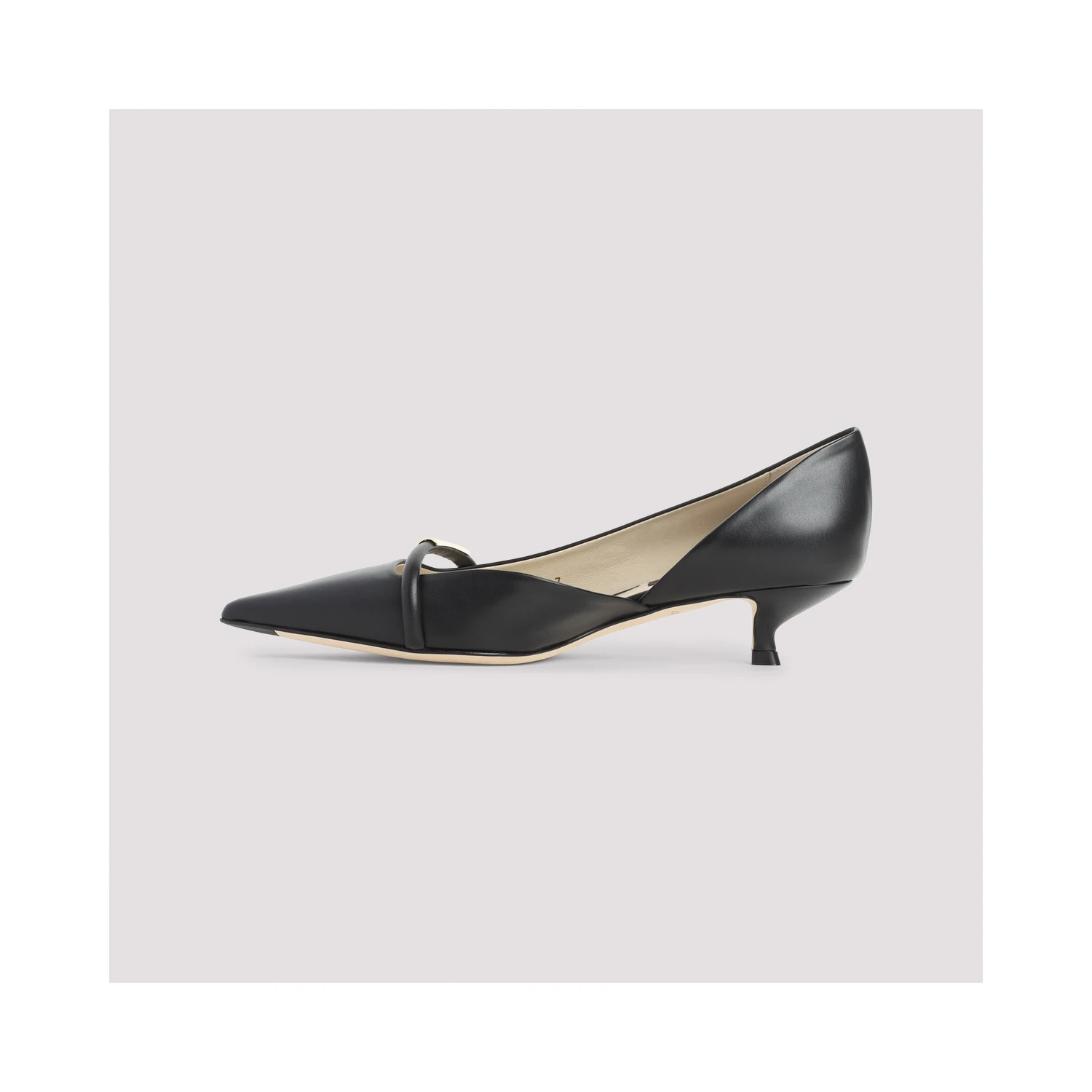 Giorgio Armani Leather Court Decollete