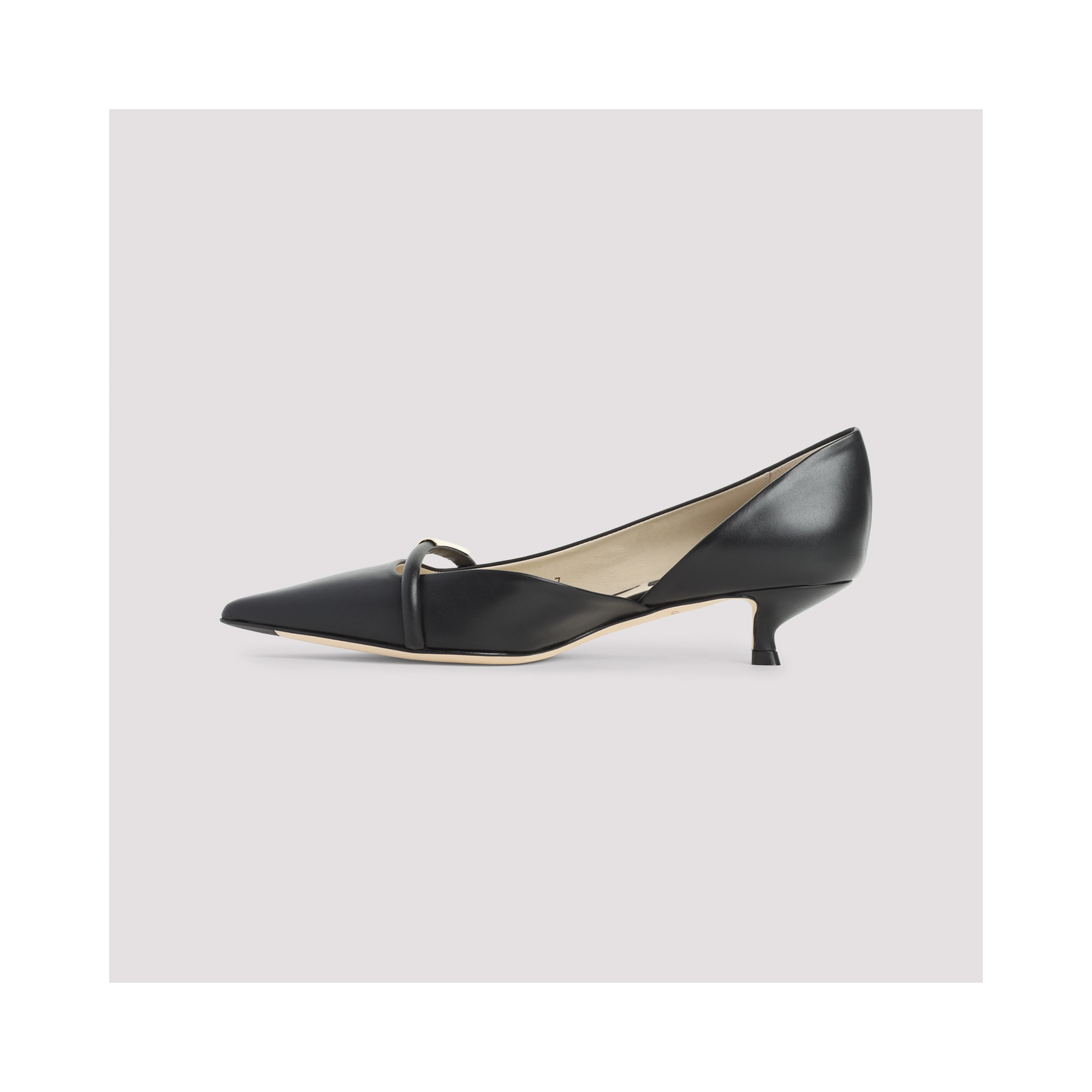 Giorgio Armani Leather Court Decollete