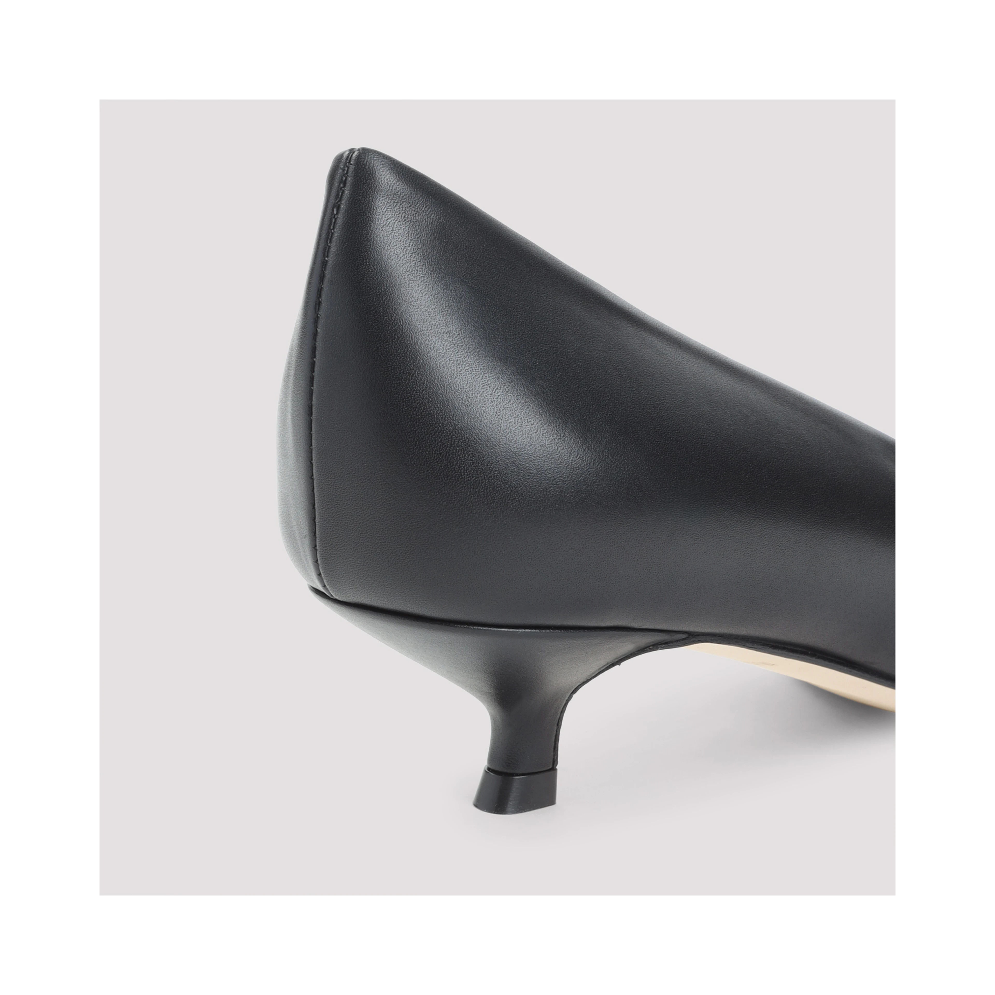 Giorgio Armani Leather Court Decollete