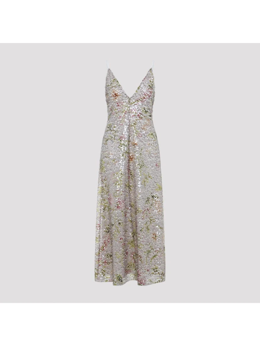 Alberta Ferretti Paillettes Long Dress
