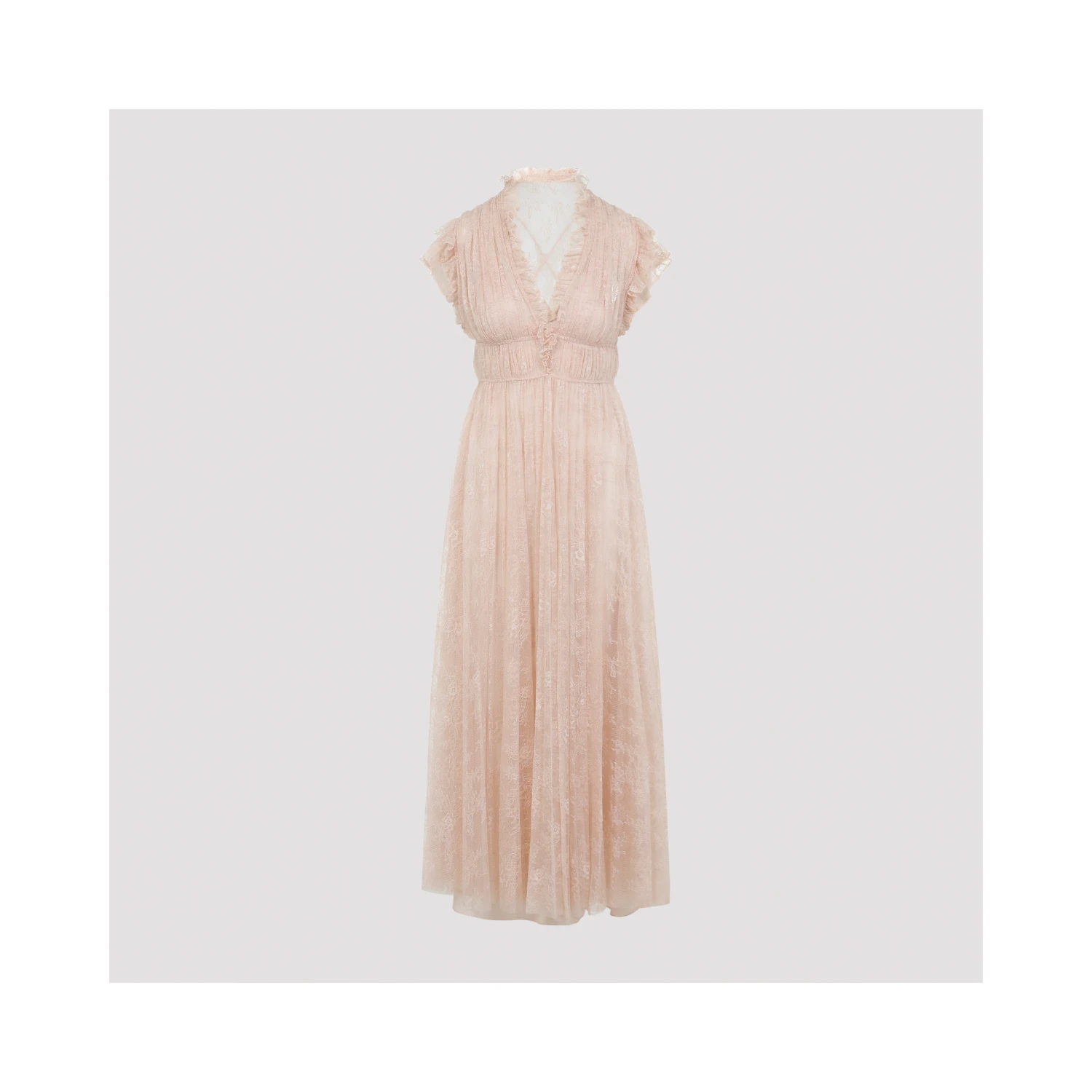 Alberta Ferretti Lace Long Dress