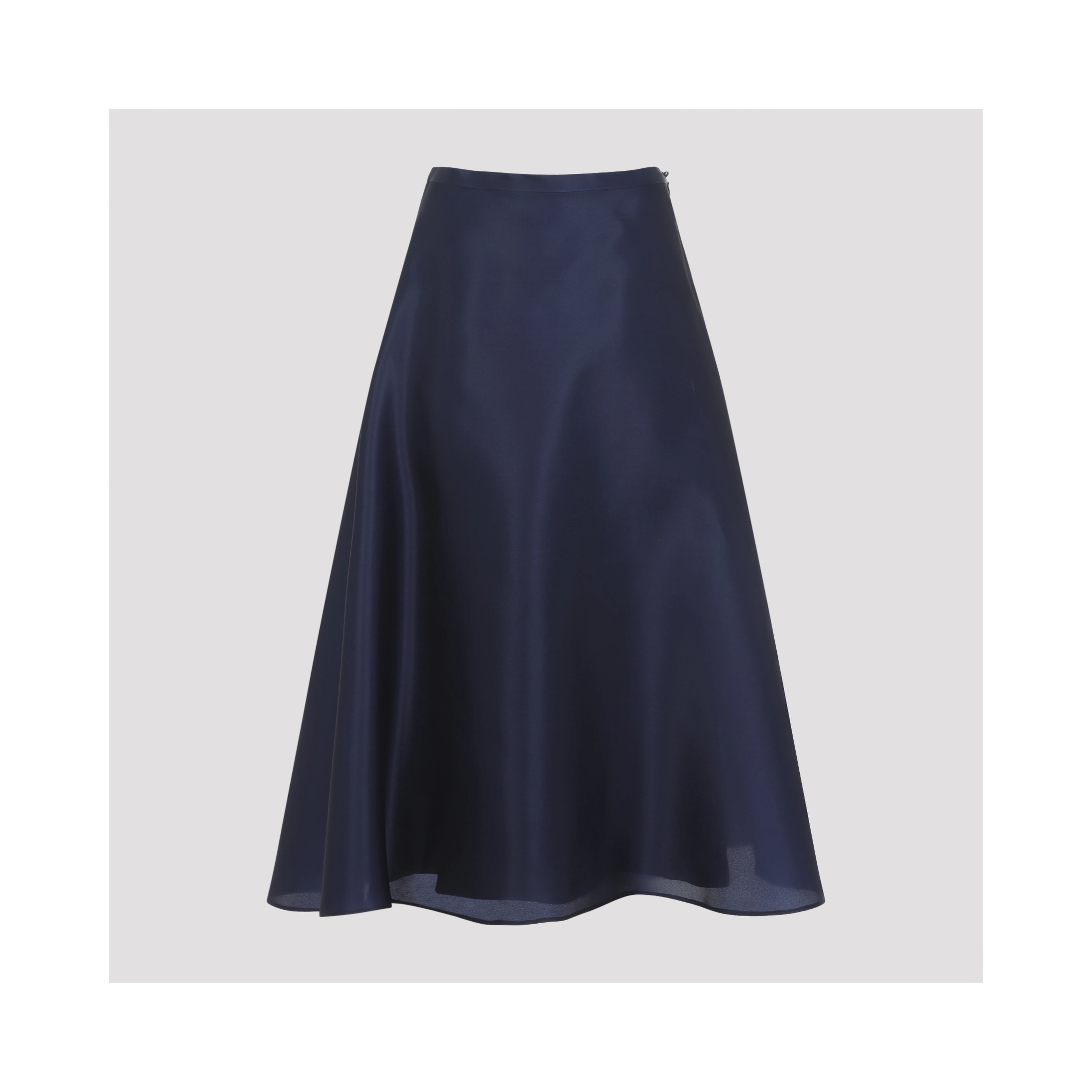 Alberta Ferretti Silk Midi Skirt
