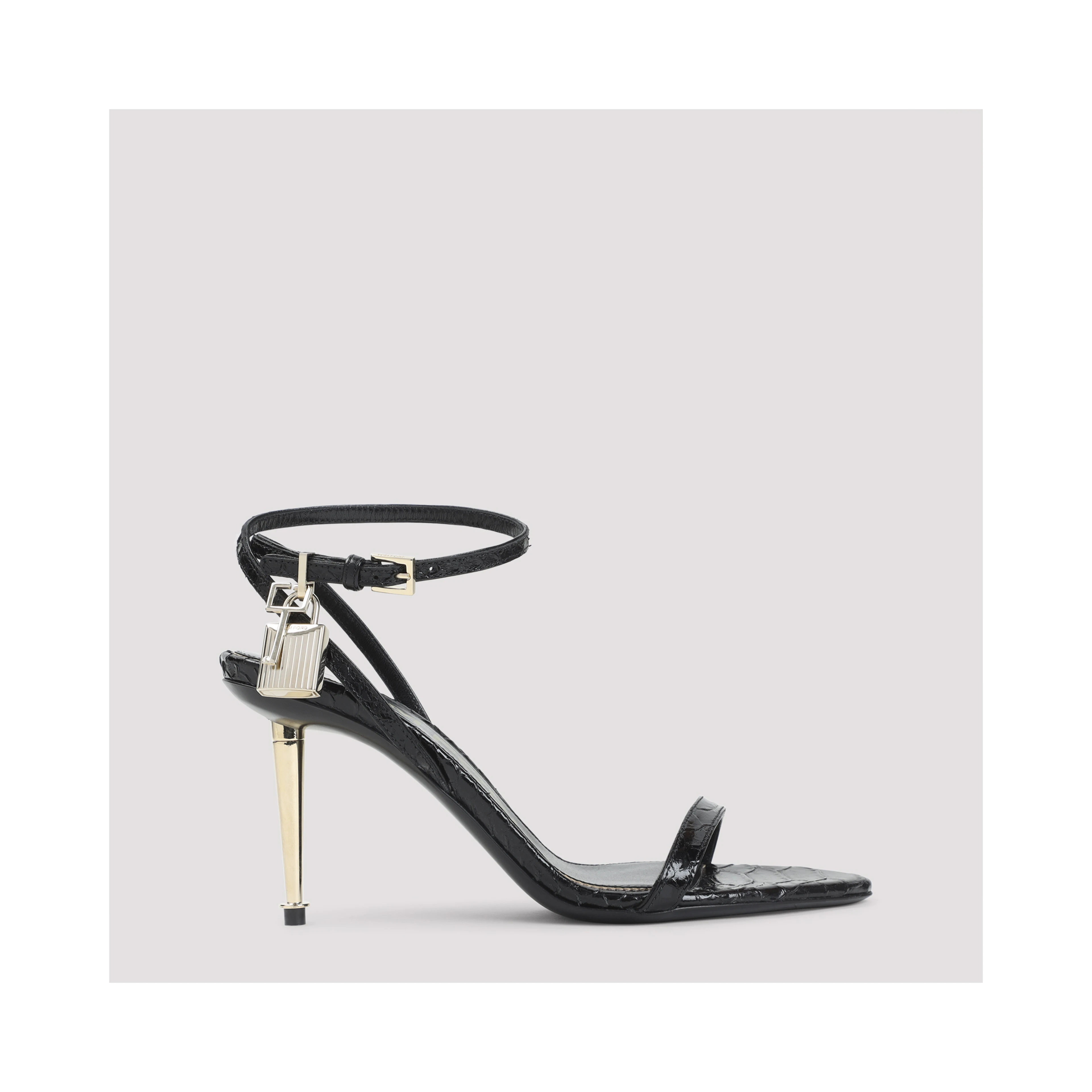 Tom Ford Semi Shiny Printed Python Sandals