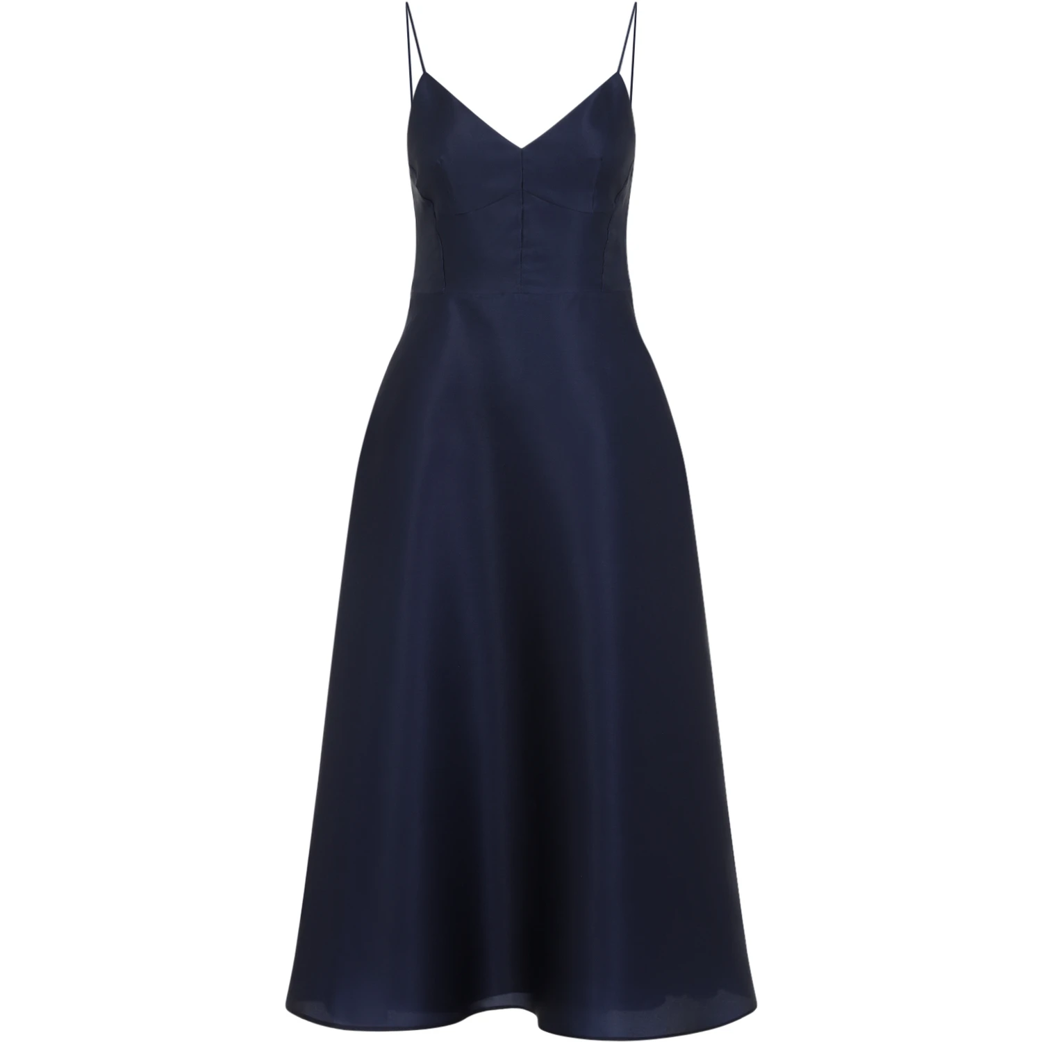 Alberta Ferretti Triple Organza Midi Dress