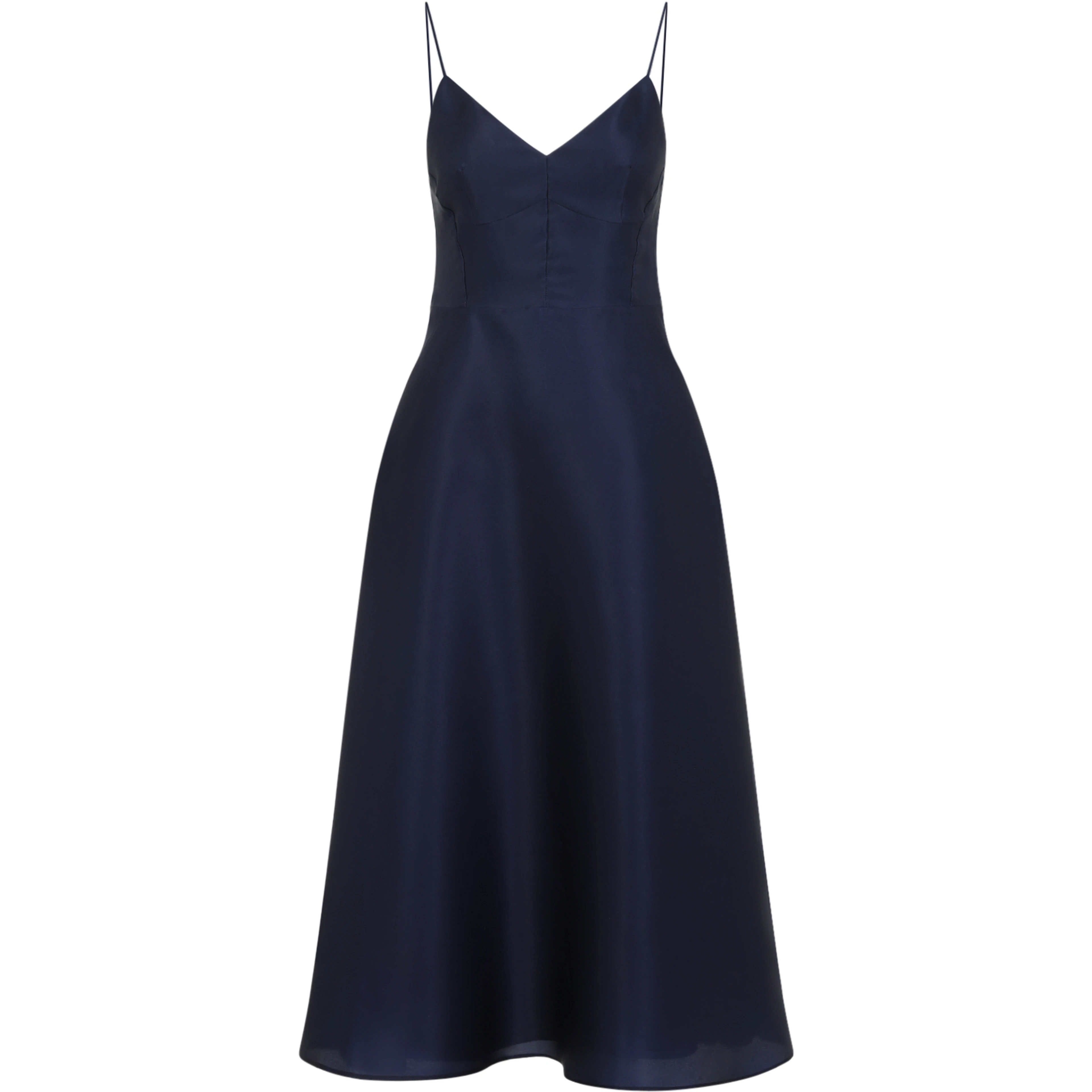 Alberta Ferretti Triple Organza Midi Dress