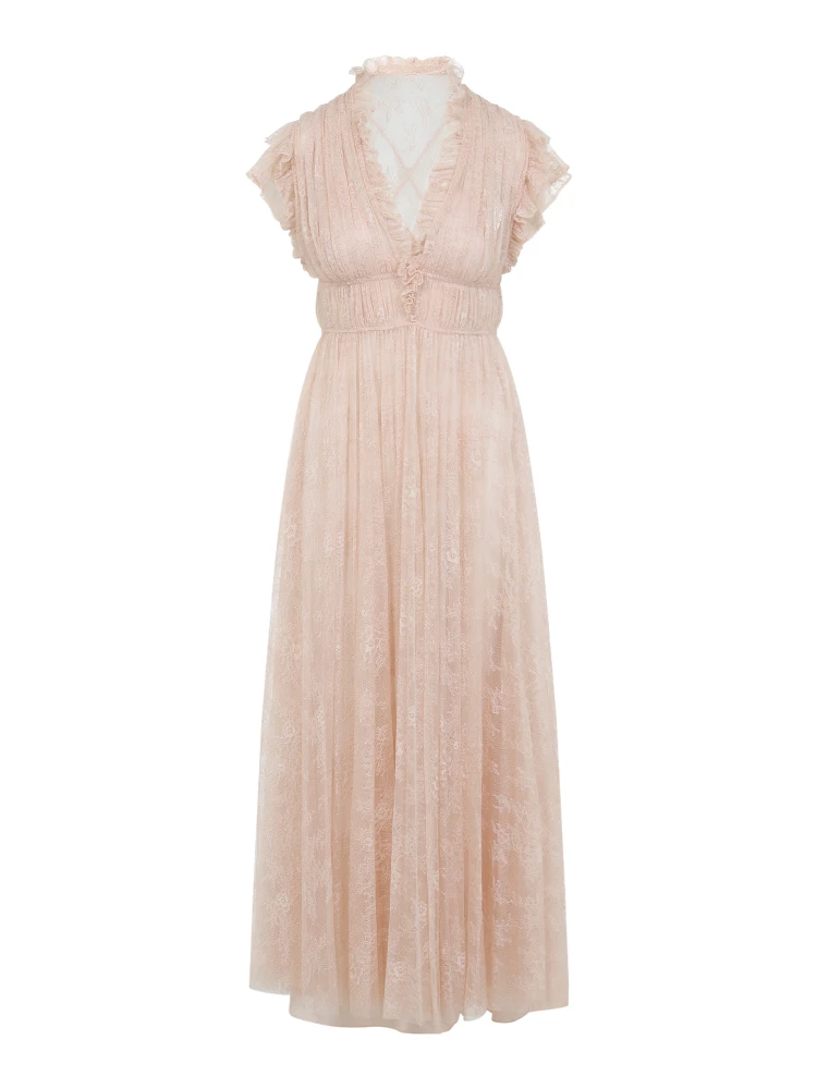 Alberta Ferretti Lace Long Dress alternative