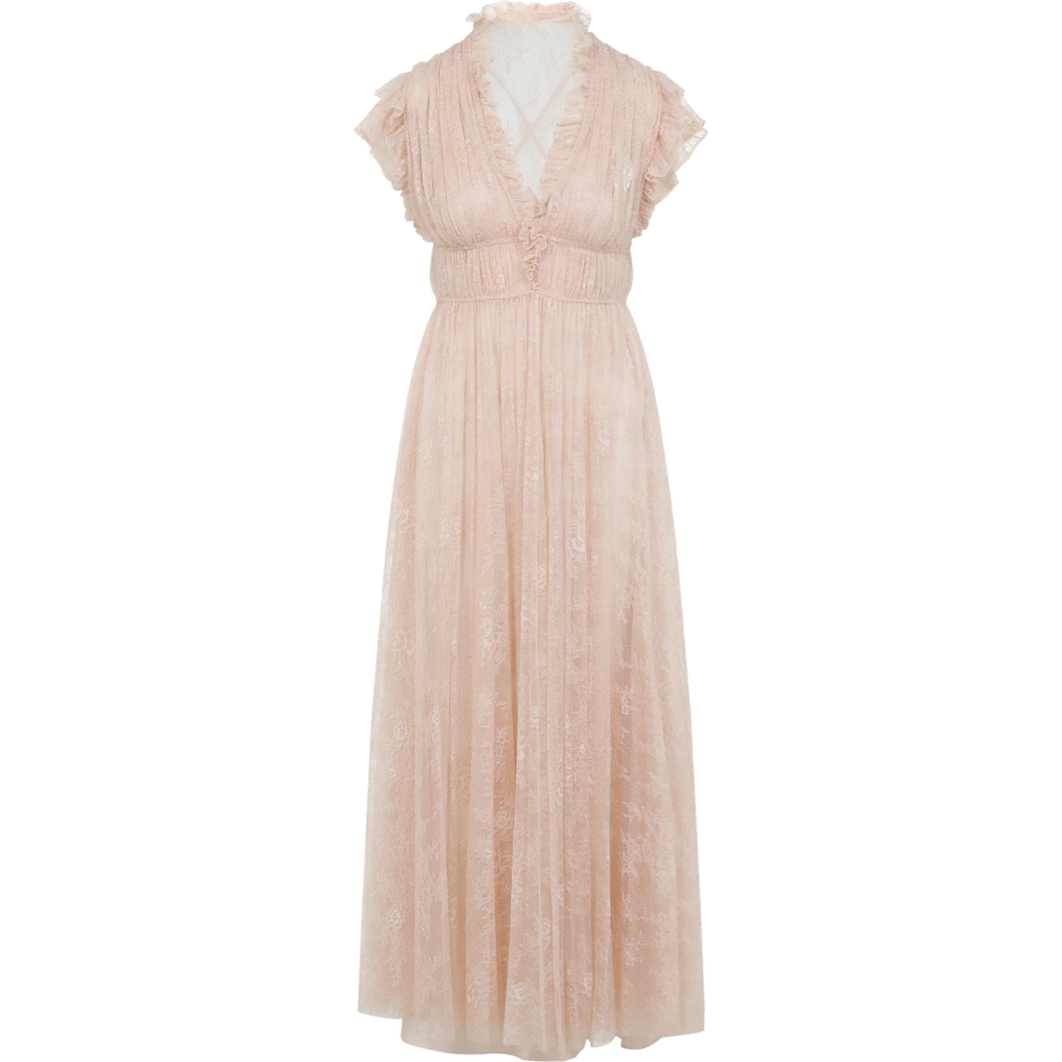 Alberta Ferretti Lace Long Dress