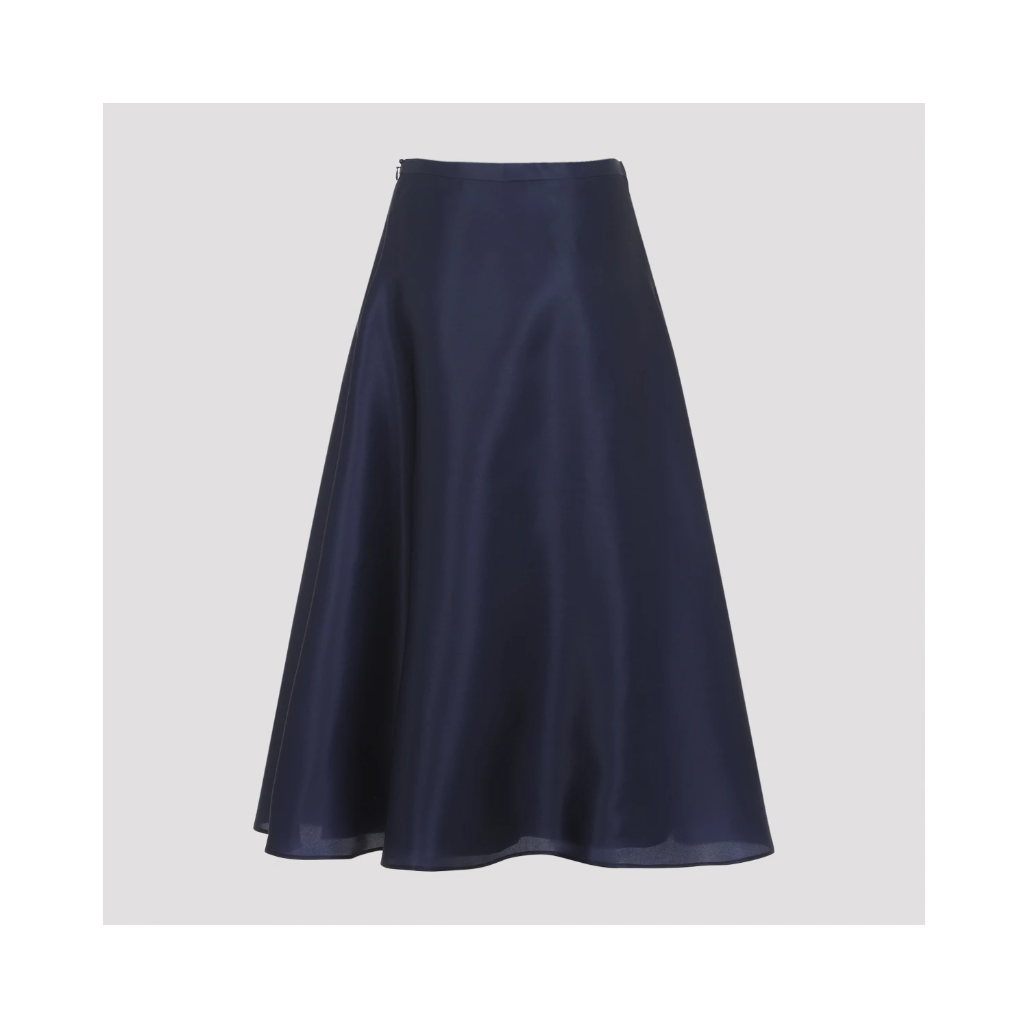 Alberta Ferretti Silk Midi Skirt