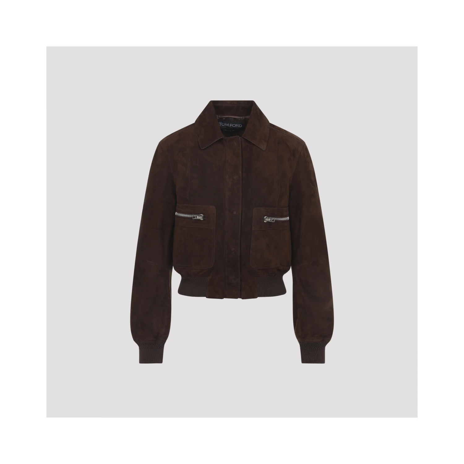 Tom Ford Lamb Suede Bomber Jacket