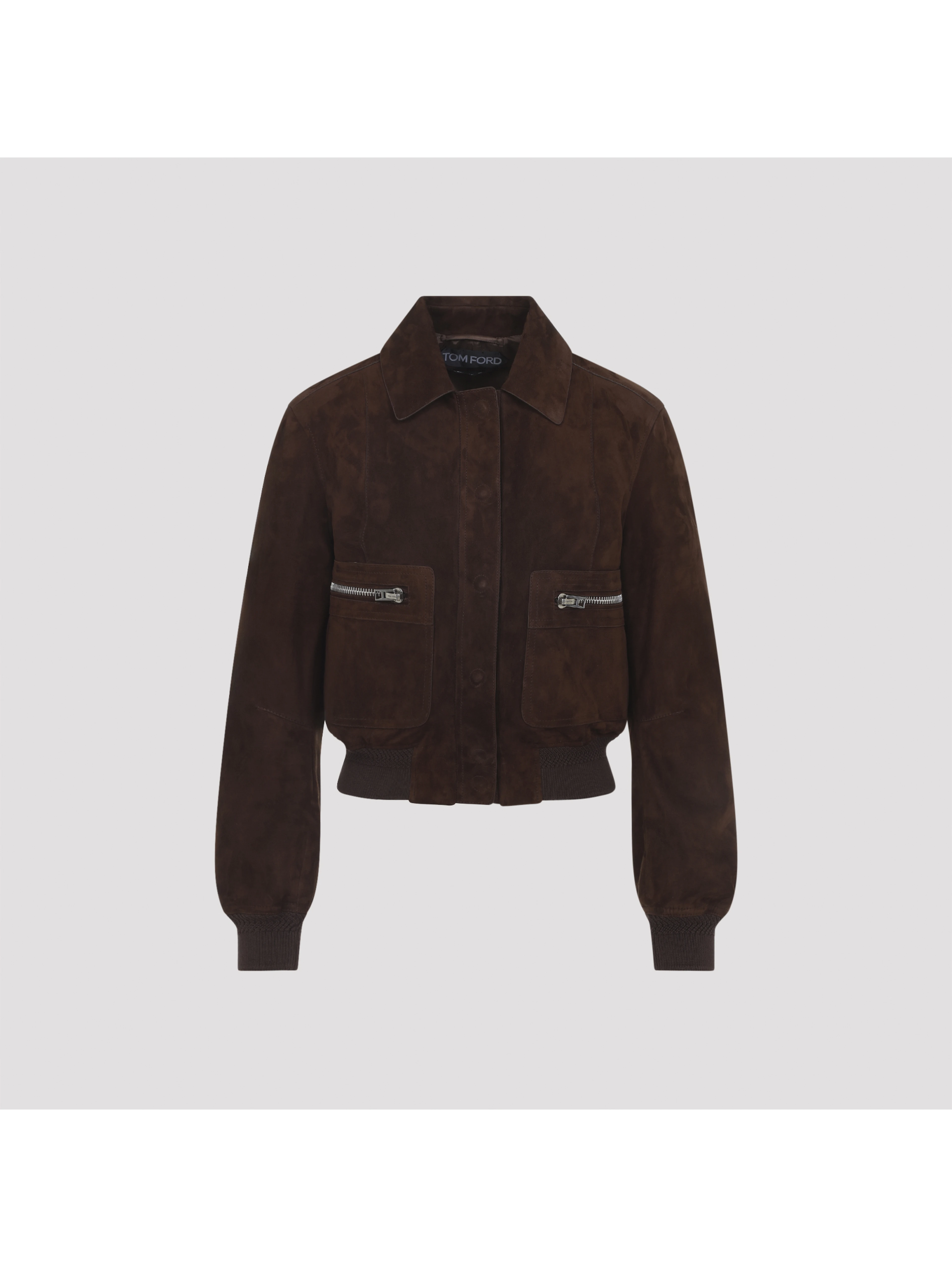 Tom Ford Lamb Suede Bomber Jacket