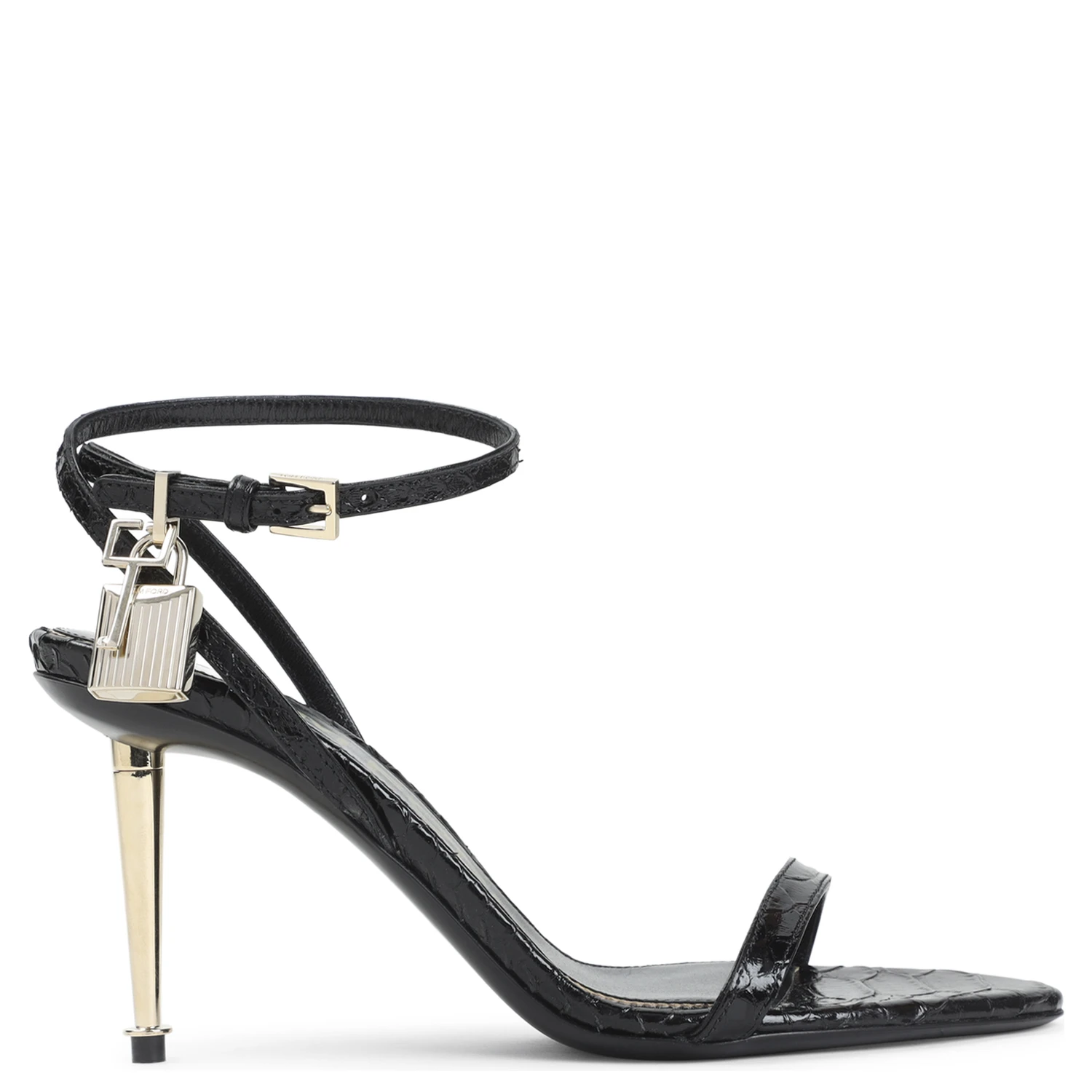 Tom Ford Semi Shiny Printed Python Sandals